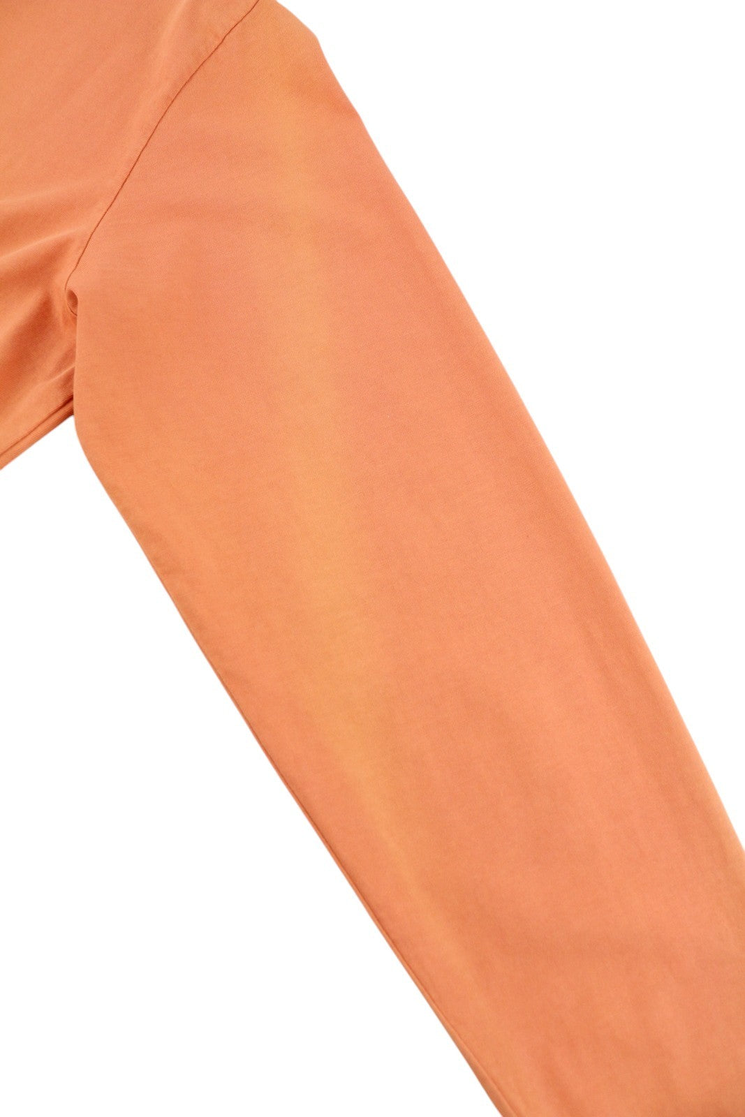 DIESEL T-Just-LS-Ind vyriški marškinėliai L dydžio, oranžiniai, ilgomis rankovėmis, apvalia apykakle, trikotažo spalvos, RRP 110 € 