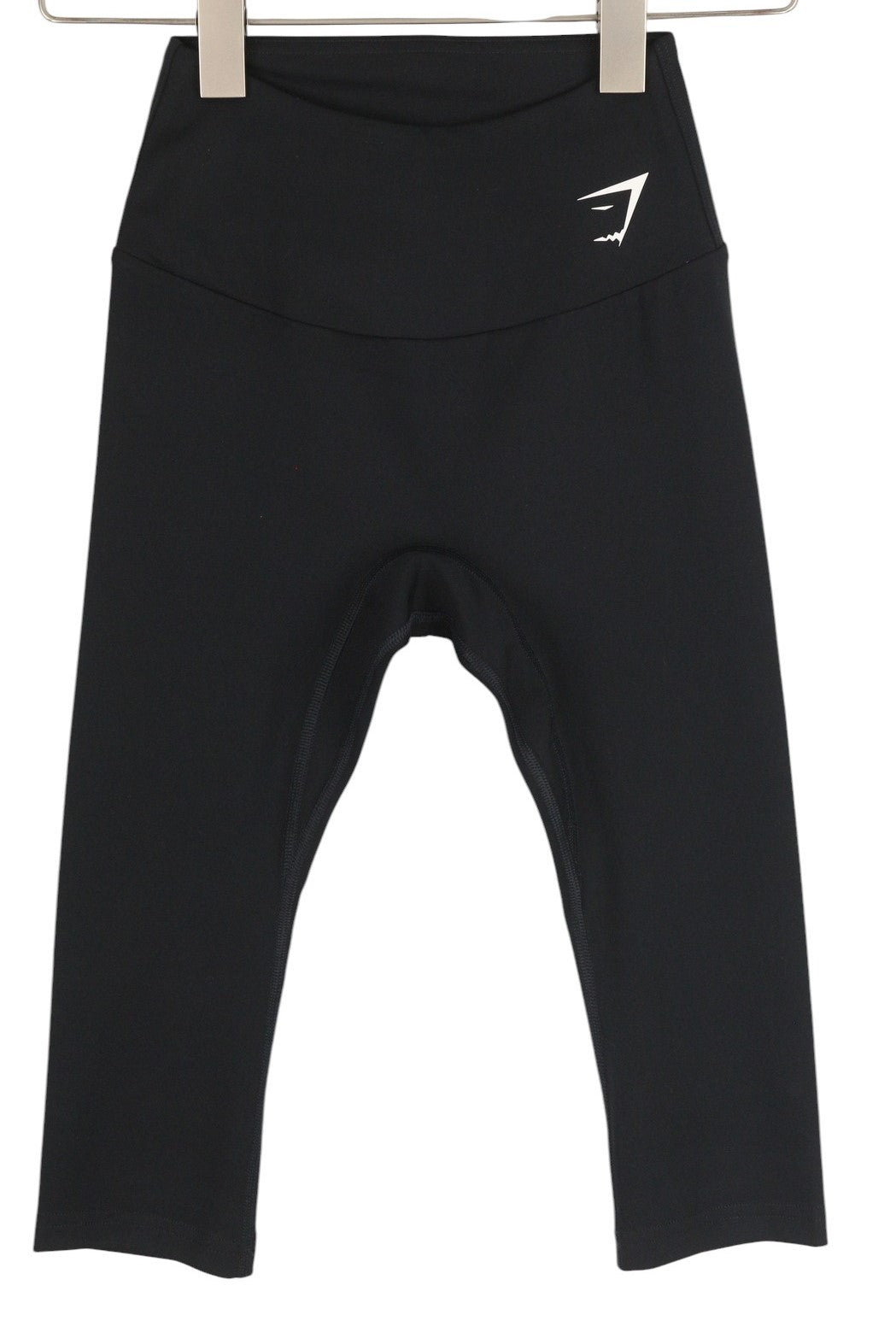 GYMSHARK B1A1U moteriškos tamprės XS dydyje, trumpos, tamprios, juodos. 