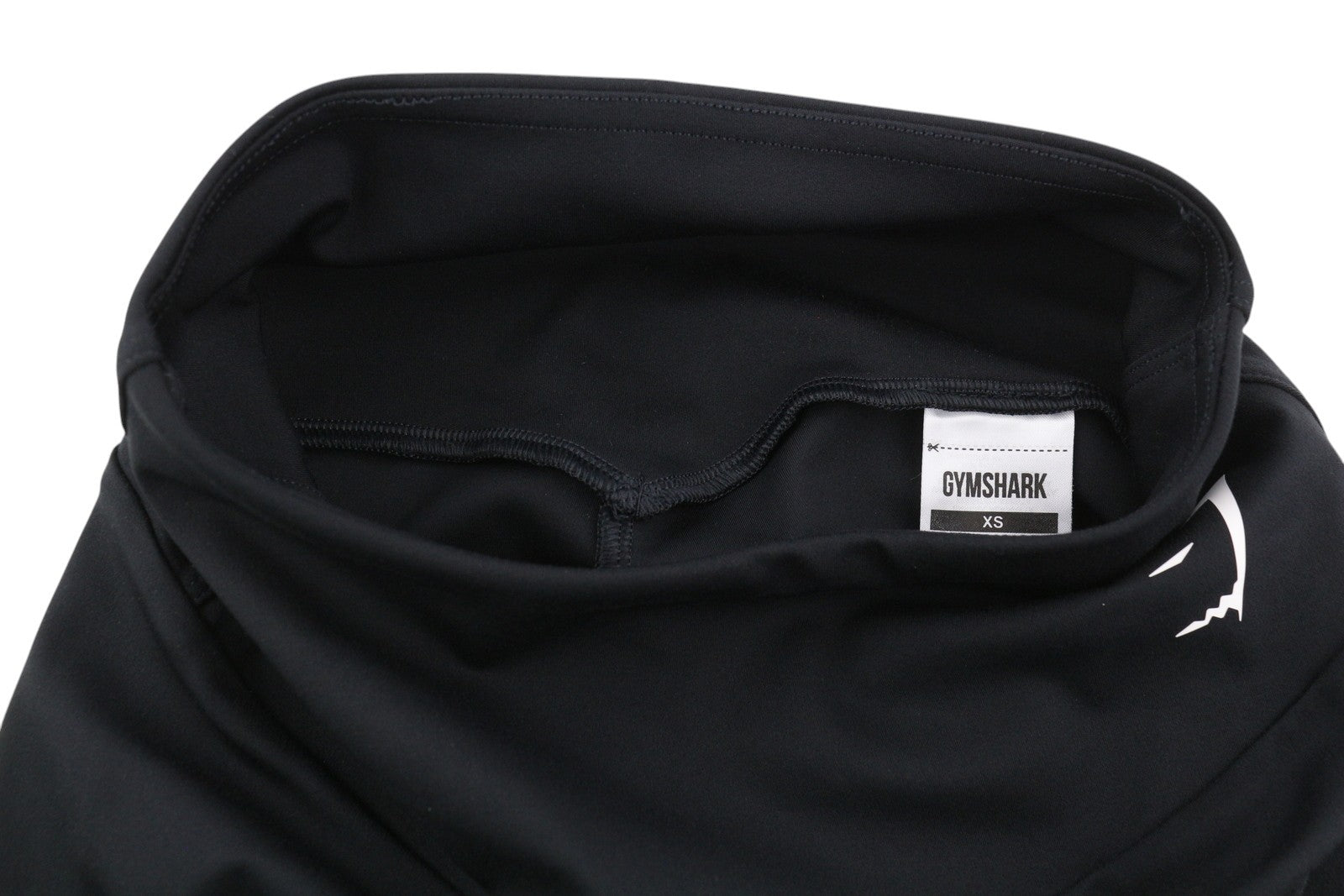 GYMSHARK B1A1U moteriškos tamprės XS dydyje, trumpos, tamprios, juodos. 