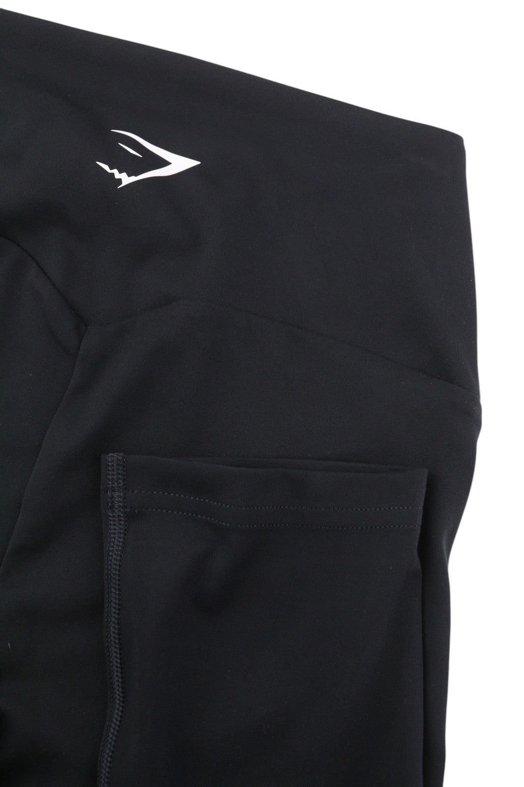 GYMSHARK B1A1U moteriškos tamprės XS dydyje, trumpos, tamprios, juodos. 