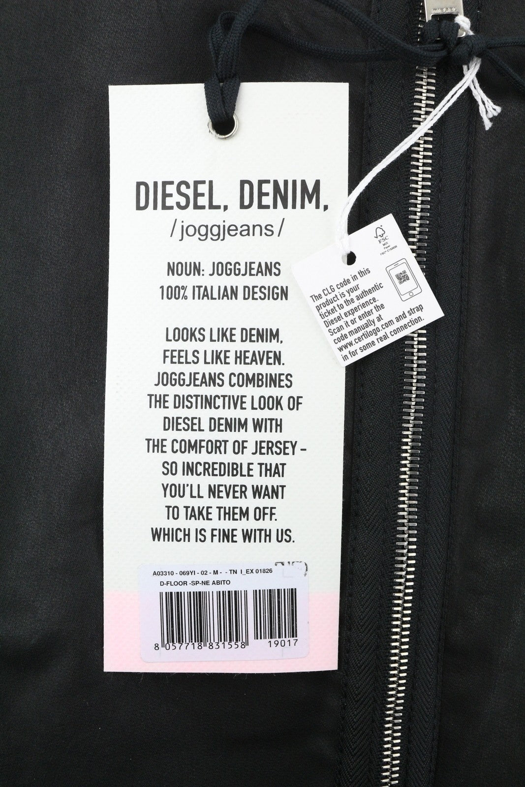 DIESEL D-Floor-SP-NE moteriška suknelė M be rankovių, užtrauktuku, apvalia kaklo iškirpte, minimalistinė, RRP 325 € 