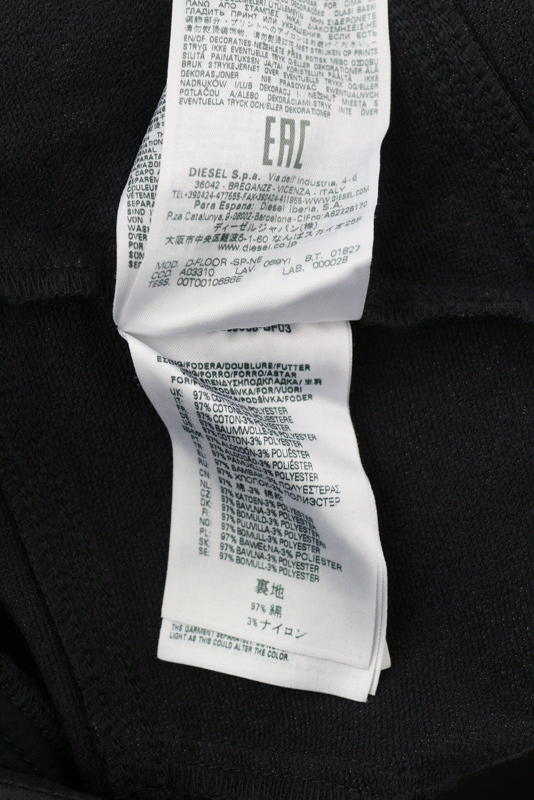 DIESEL D-Floor-SP-NE moteriška suknelė M be rankovių, užtrauktuku, dengta minimalistine apranga, RRP 325 € 