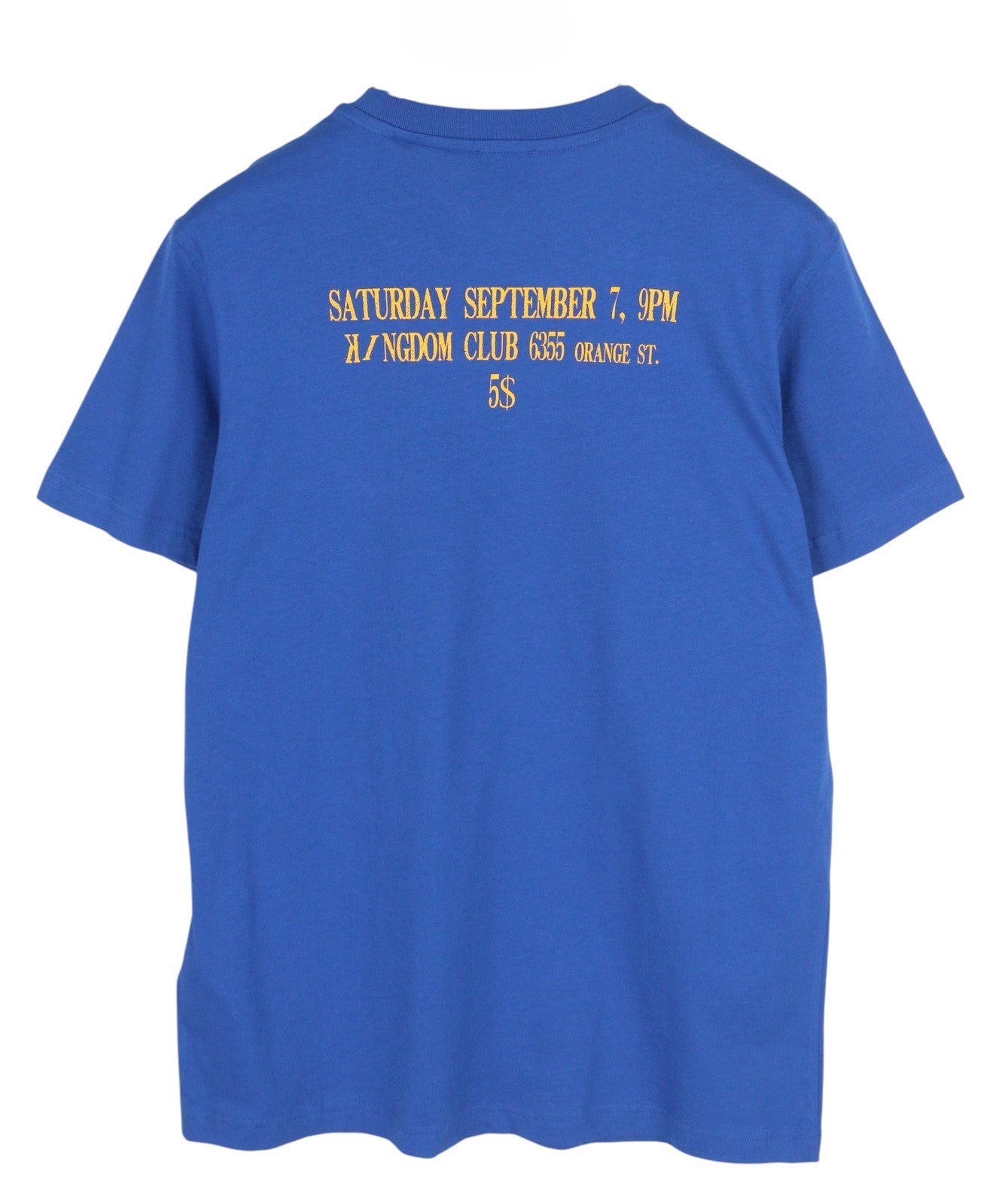 DIESEL T-Diegor-HS2 vyriški marškinėliai, L dydžio, mėlyni, trumpomis rankovėmis, apvalia apykakle, trikotažo medvilnė 