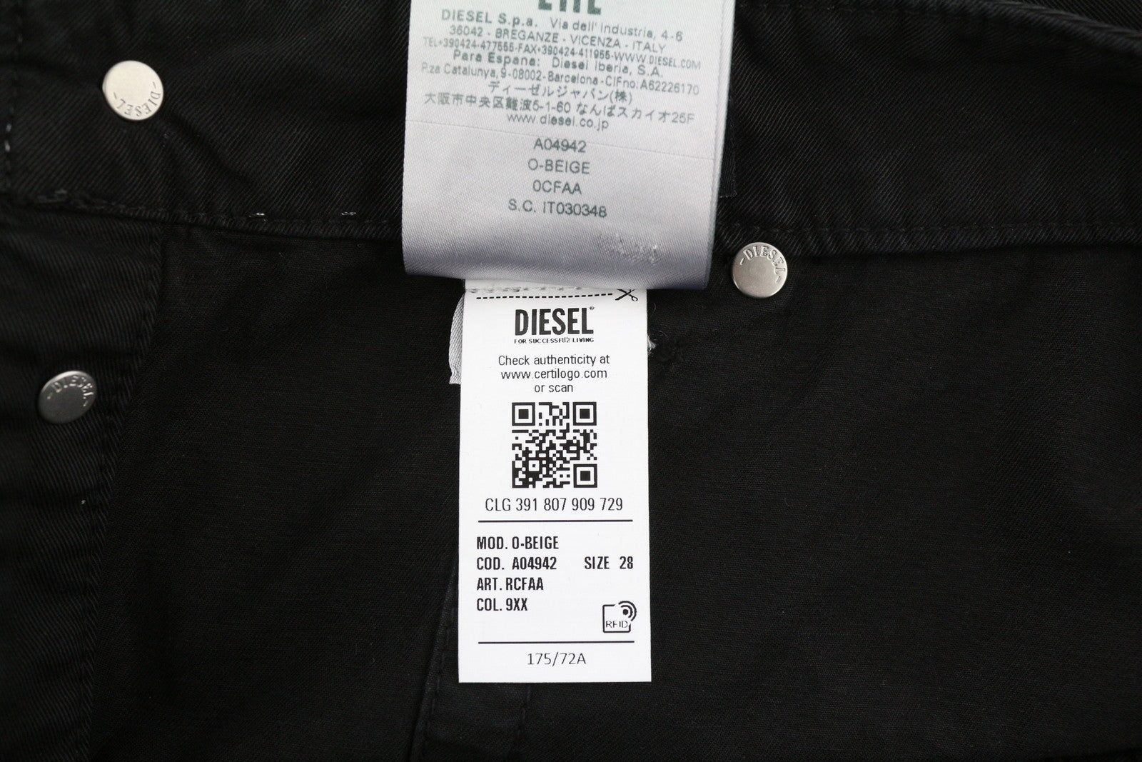 DIESEL O-Beige moteriškas sijonas W28 juodas drobinis sijonas su sagomis, laisvalaikio mini sijonas, rekomenduojama kaina 150 €