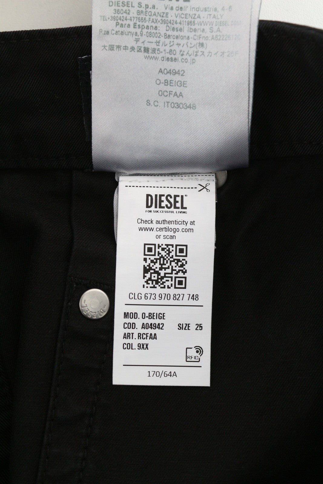 DIESEL O-Beige moteriškas sijonas W25 juodas dryžuotas sijonas su sagomis, laisvalaikio stiliaus, mini, RRP150