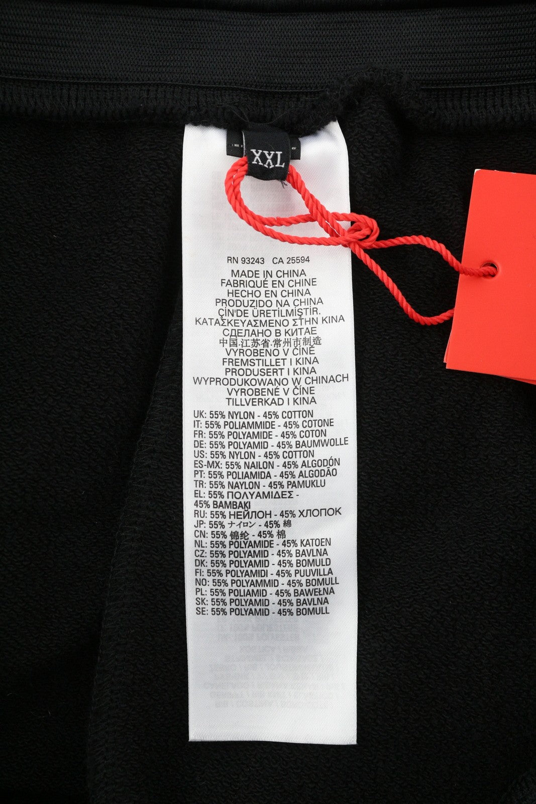 DIESEL P-Bowly Men Shorts 2XL Black Elastic Waist Pockets Tricot Sweat RRP€125