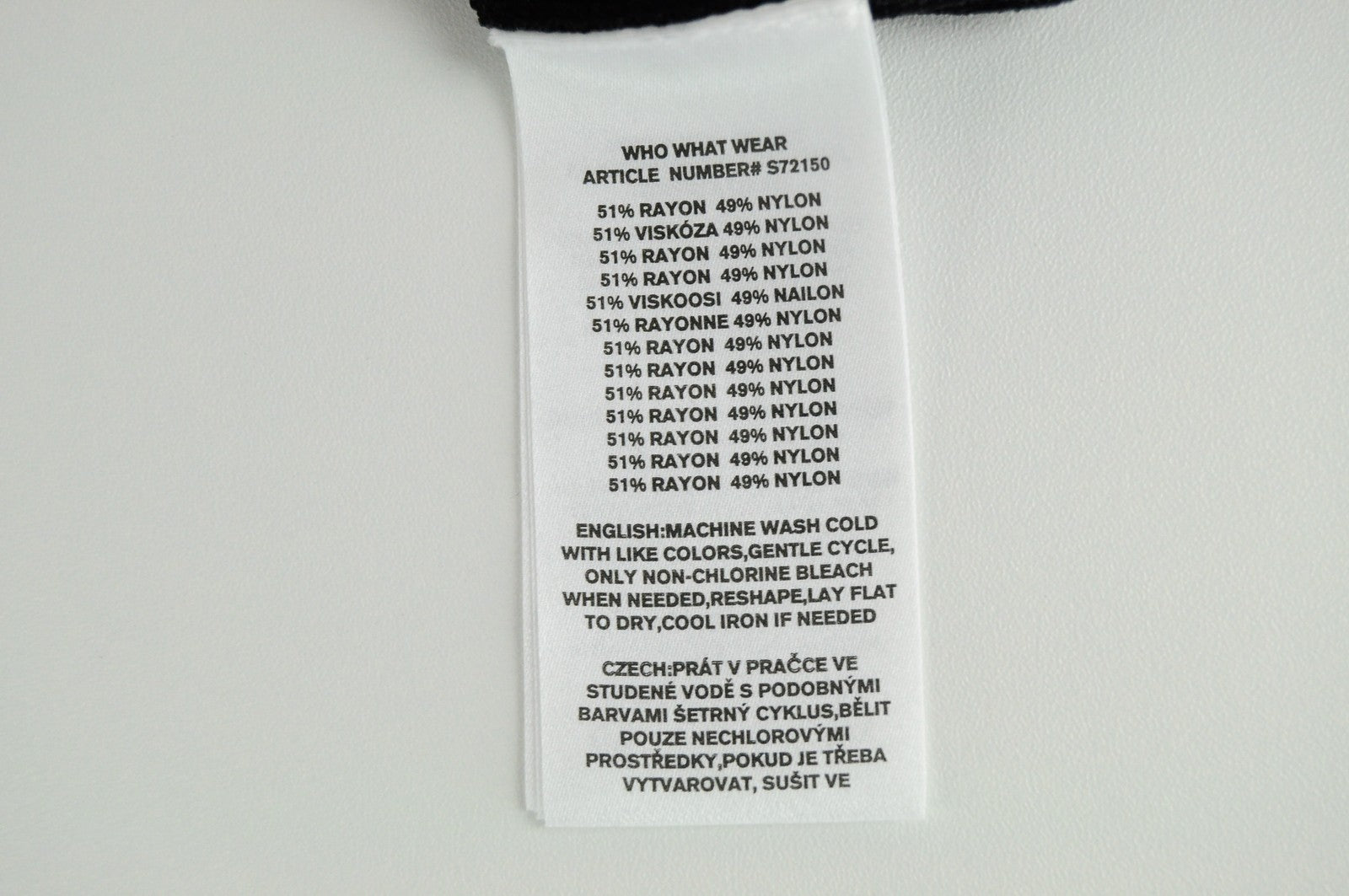 WHO WHAT WEAR Women Top XL Black Sleeveless Plain Cropped Round Neck Casual