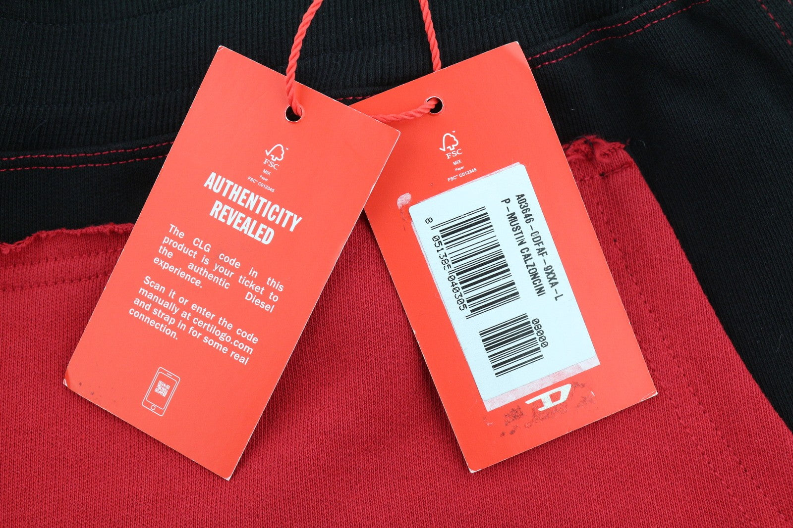 DIESEL P-Mustin vyriški šortai L dydžio, raudoni, marginti, sportiniai, su elastinėmis juosmens kišenėmis. RMK 125 € 