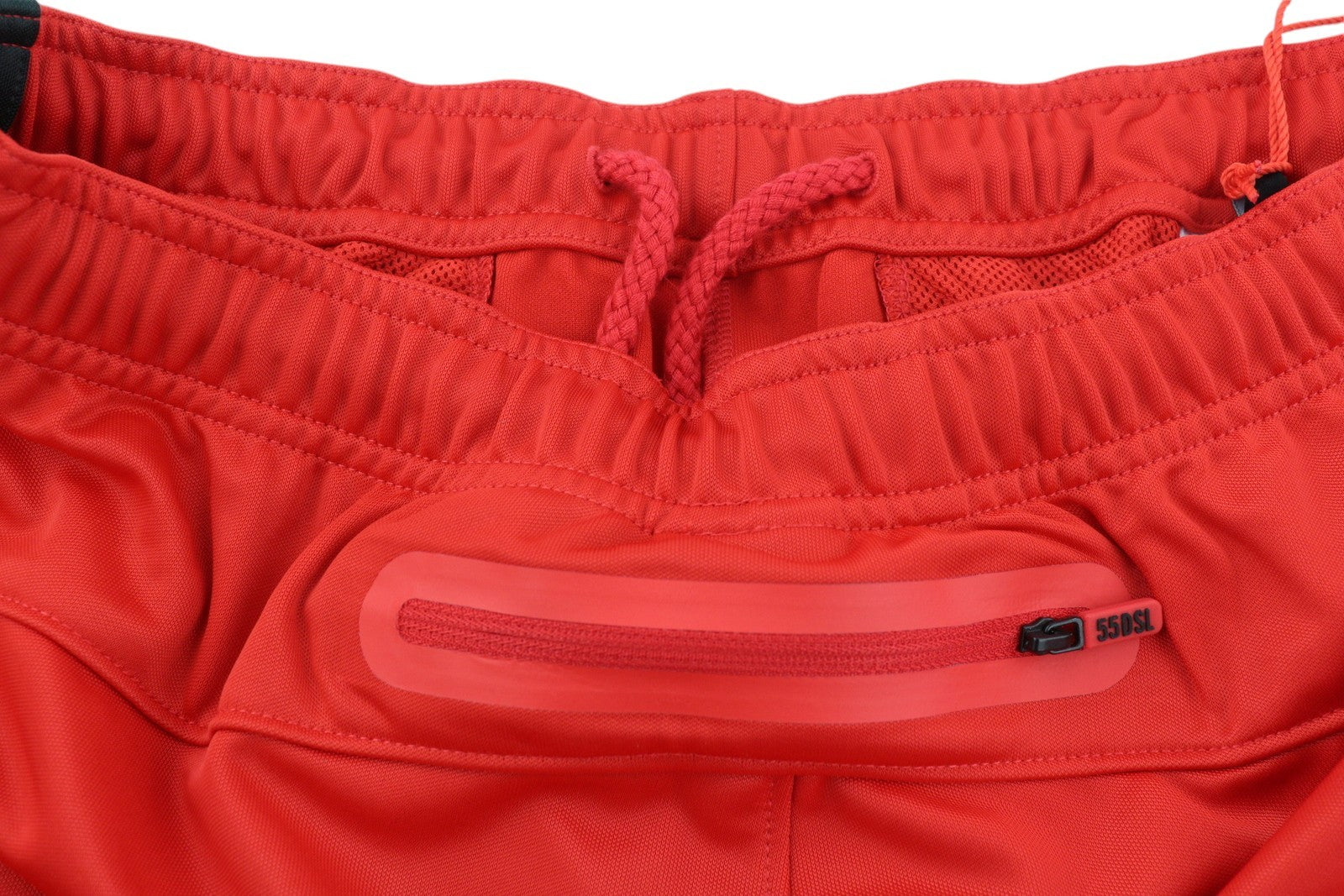 DIESEL Amsb-Stadiom-WT13 vyriški šortai L 55DSL sportinis bėgimo šortai su elastingu juosmeniu, raudoni 