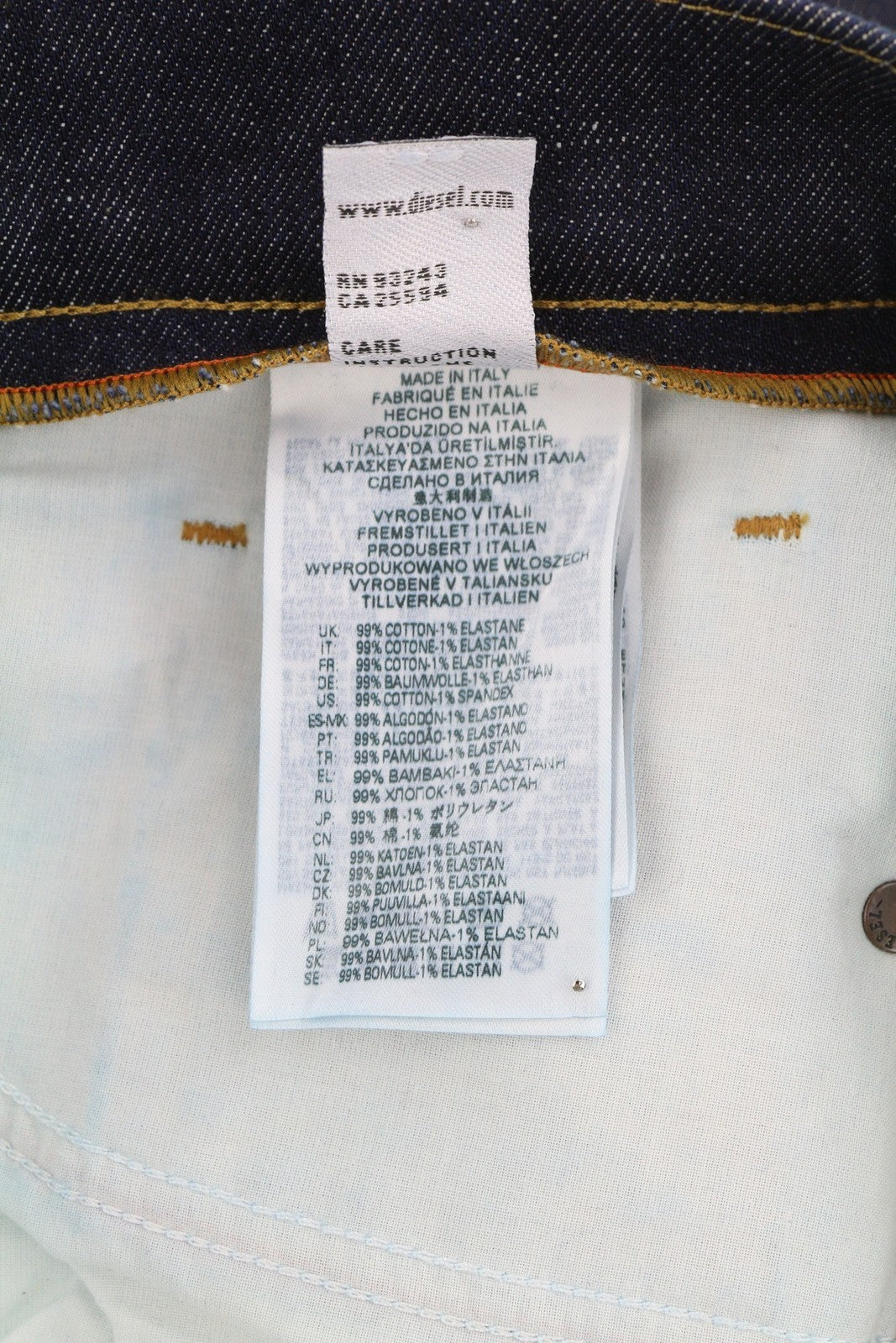 DIESEL D-Jefferr 09B44 vyriški džinsai W32/L34 laisvo kirpimo, tamprūs, su sagomis. 