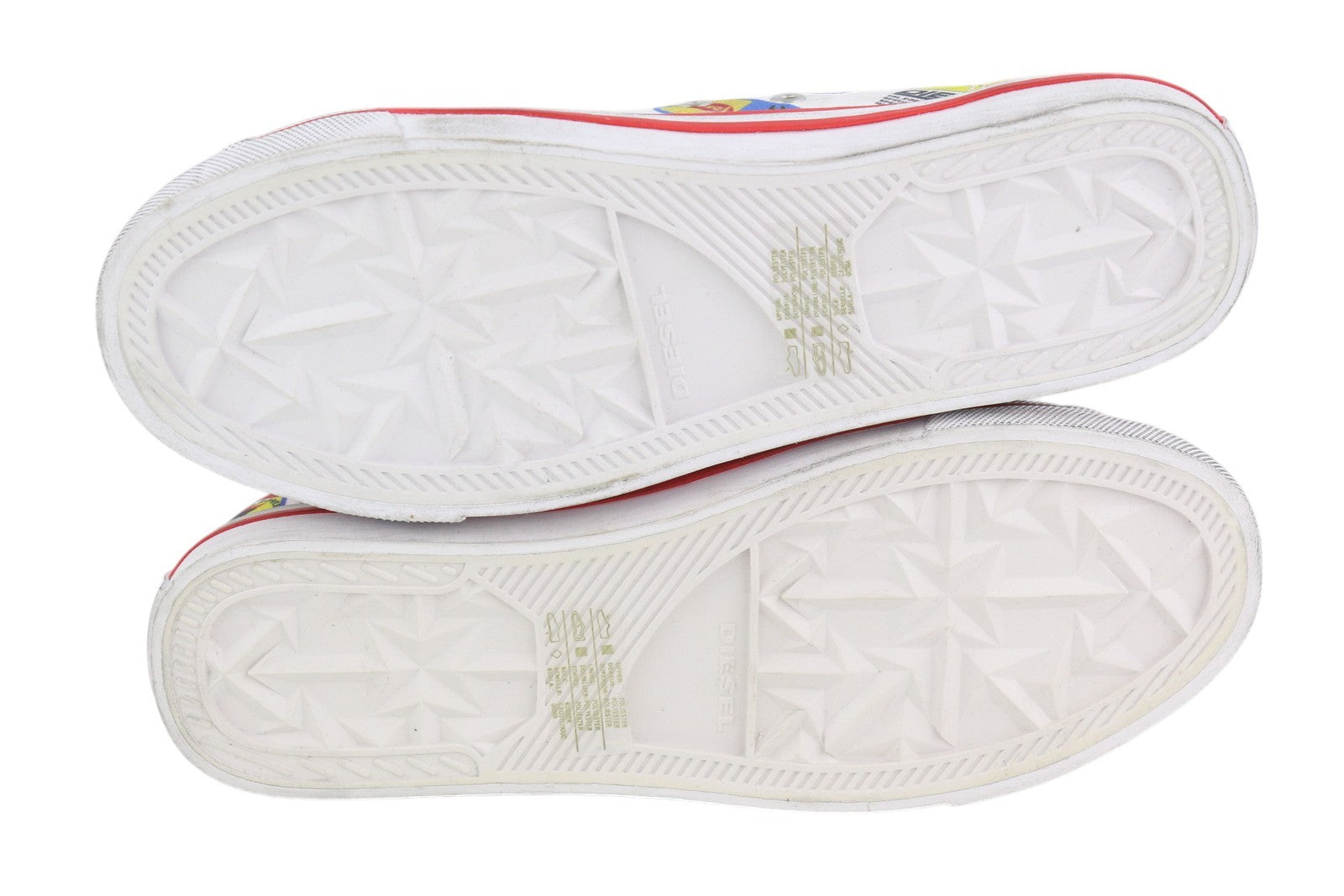 DIESEL S-Athos žemakulniai vyriški sportbačiai EU41 raštuoti žemakulniai su nėriniuotais migdolų nosimis, rekomenduojama mažmeninė kaina – 160 € 