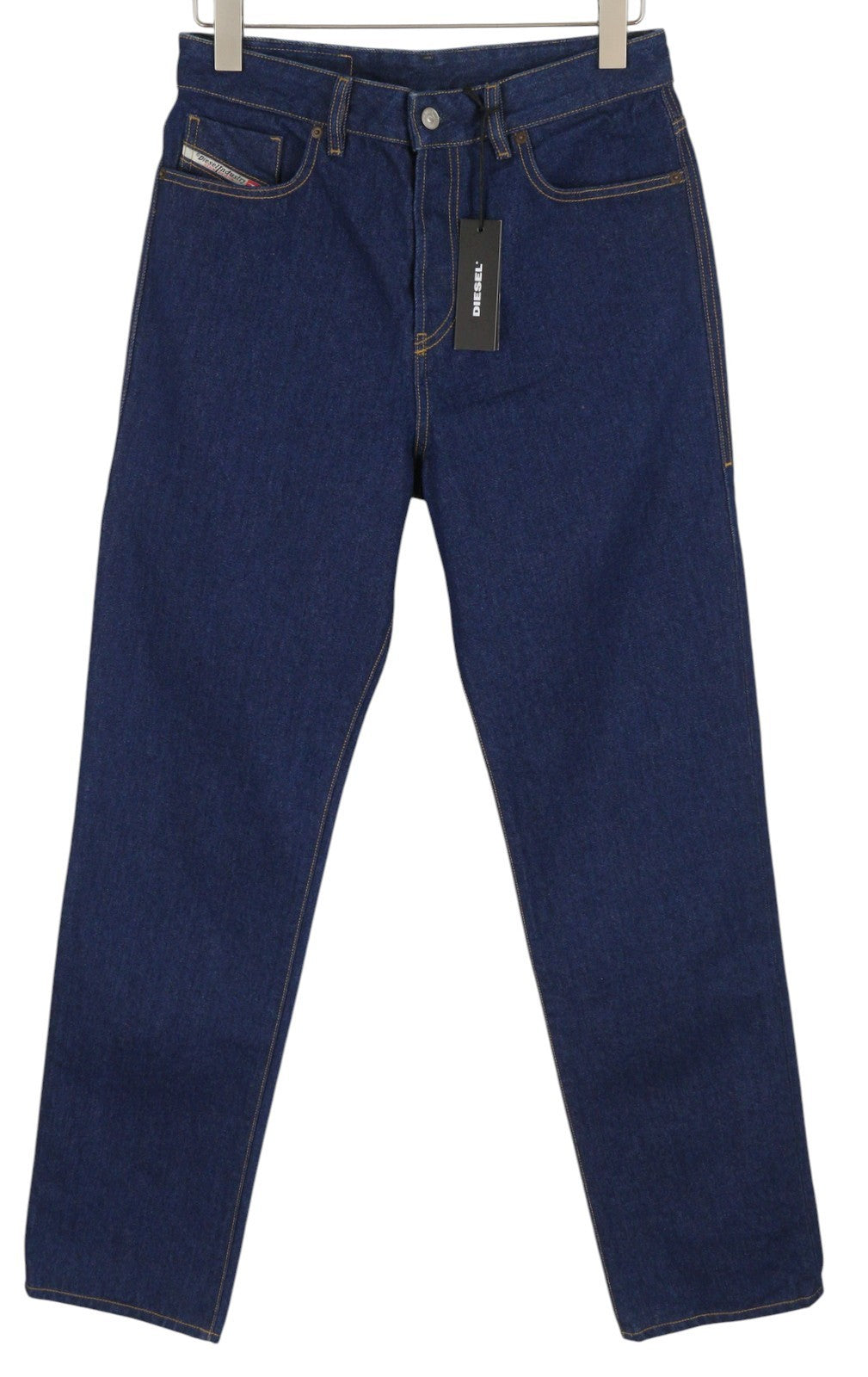 DIESEL D-Rekiv-Z 007A5 vyriški džinsai W30/L32 siaurėjantys, vidutinio mėlynumo, su sagomis. 