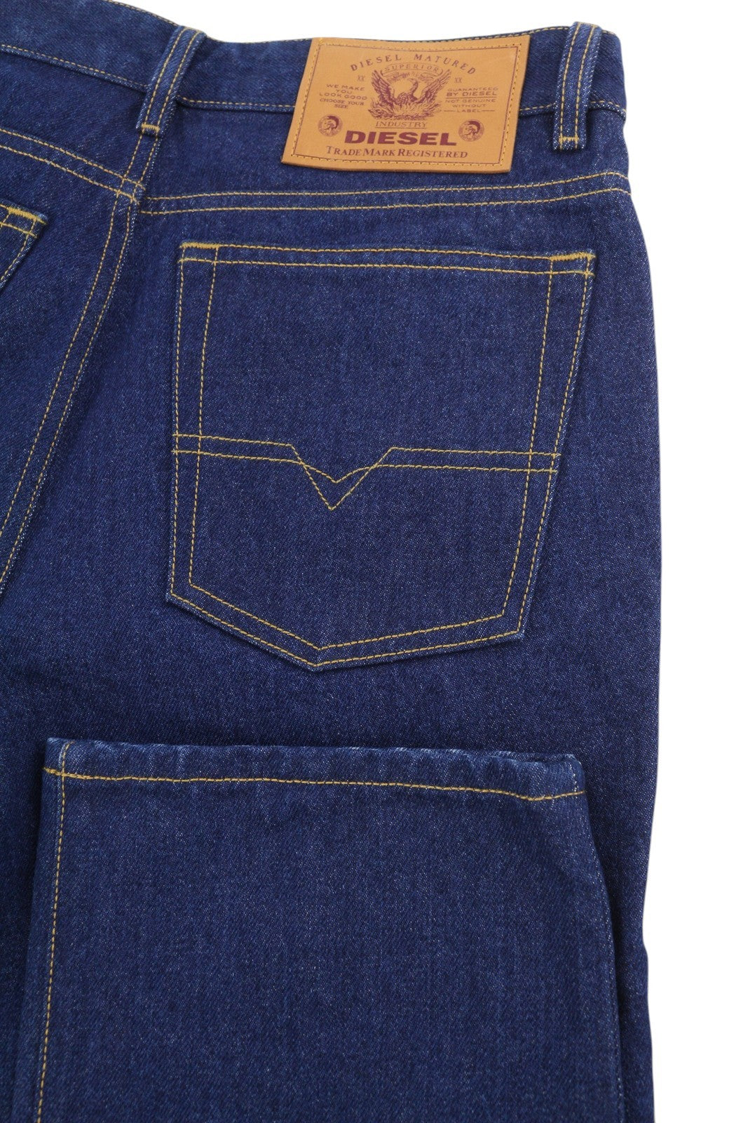 DIESEL D-Rekiv-Z 007A5 vyriški džinsai W30/L32 siaurėjantys, vidutinio mėlynumo, su sagomis. 