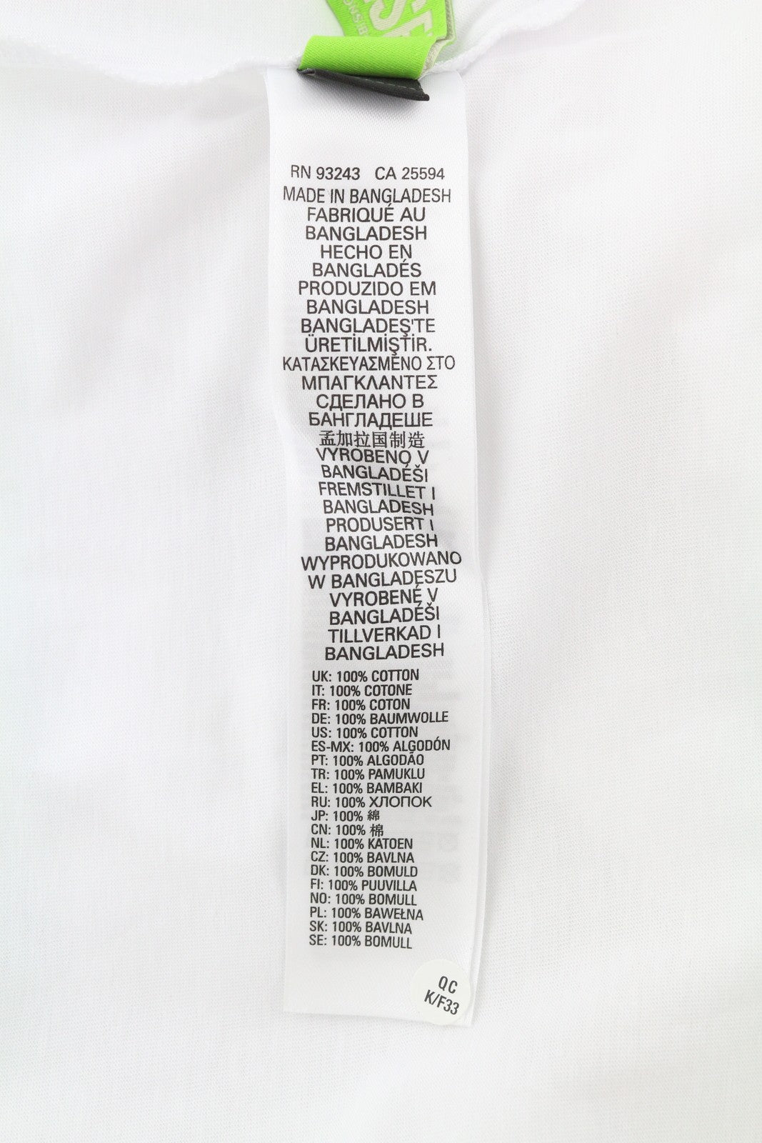 DIESEL T-Diegos-K25 Men T-Shirt M White Short Sleeve Crew Neck Cotton Print Logo