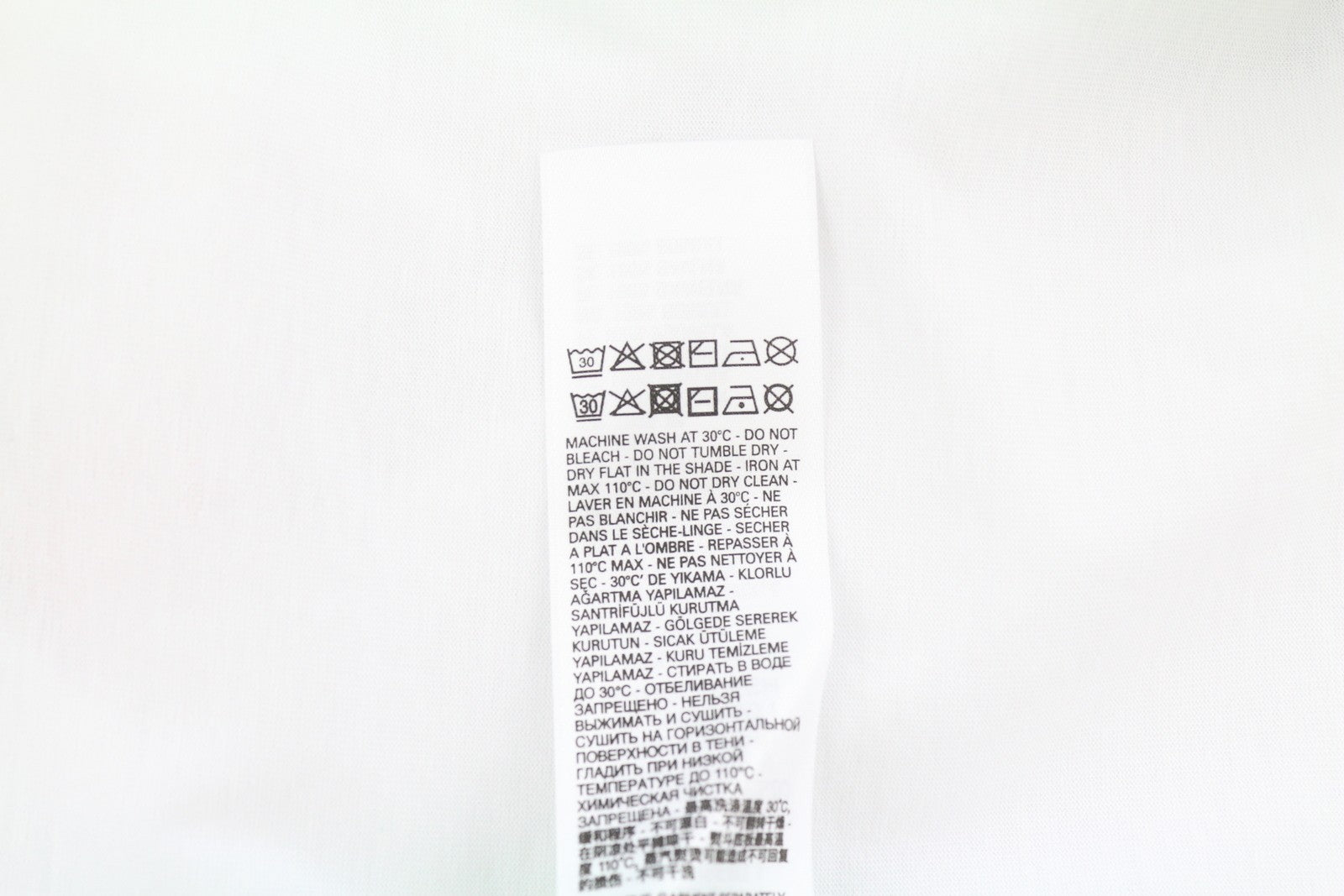 DIESEL T-Diegos-K25 Men T-Shirt L White Short Sleeved Crew Neck Cotton Logo