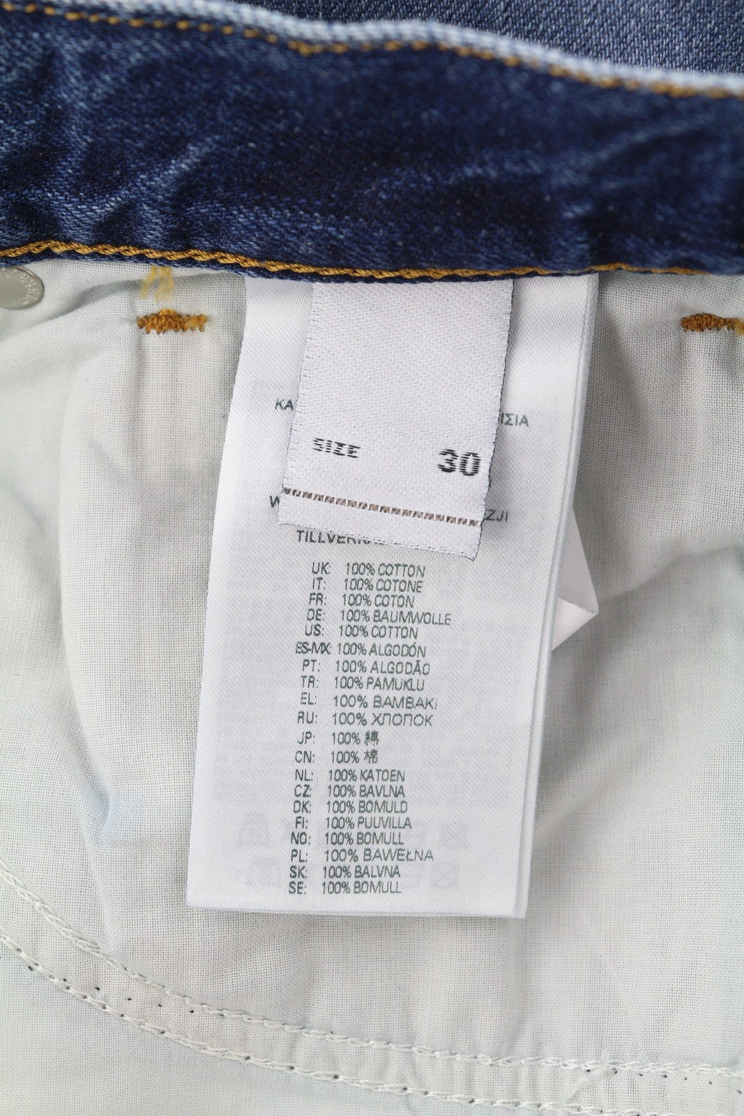 DIESEL 1995 09C65 vyriški džinsai W30/L32 Slim Fit tiesios kojos vidutinio juosmens skalbtos mėlynos spalvos 