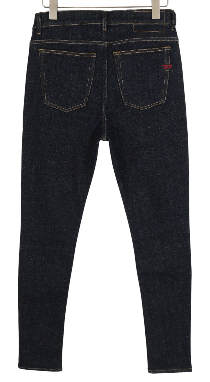DIESEL D-Amny-Z Z9C33 vyriški džinsai W32/L32 Slim Fit su užtrauktukais ir kišenėmis tamsiai mėlynos spalvos džinsinis audinys 