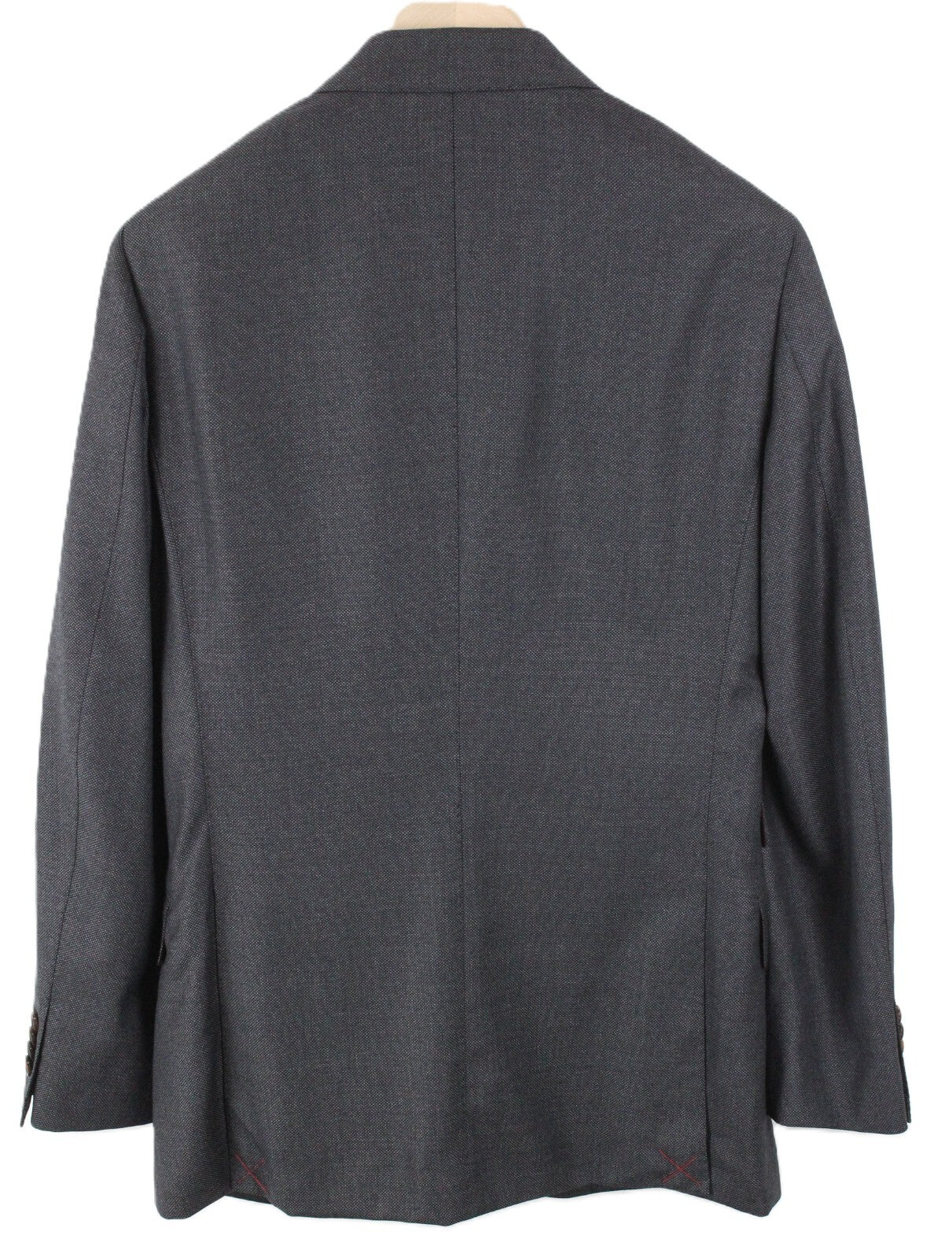 „SUITSUPPLY Sienna“ vyriškas pilkas vilnonis švarkas, UK36R, vienaeilis, su įpjova atvartu 