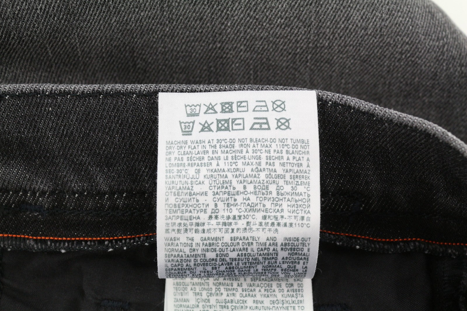 DIESEL D-Vocs 09B42 vyriški džinsai W32/L34, laisvo kirpimo, tamprūs, RRP 175 €, skalbti tamsūs 