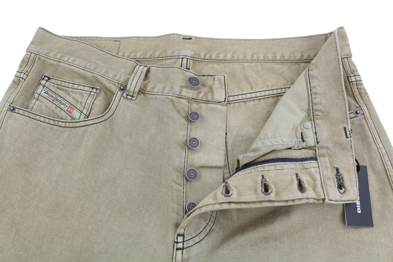 DIESEL D-Macs-Z 09C43 vyriški džinsai W32/L34 įprasto kirpimo su sagomis, lengvas, rekomenduojama kaina – 175 € 