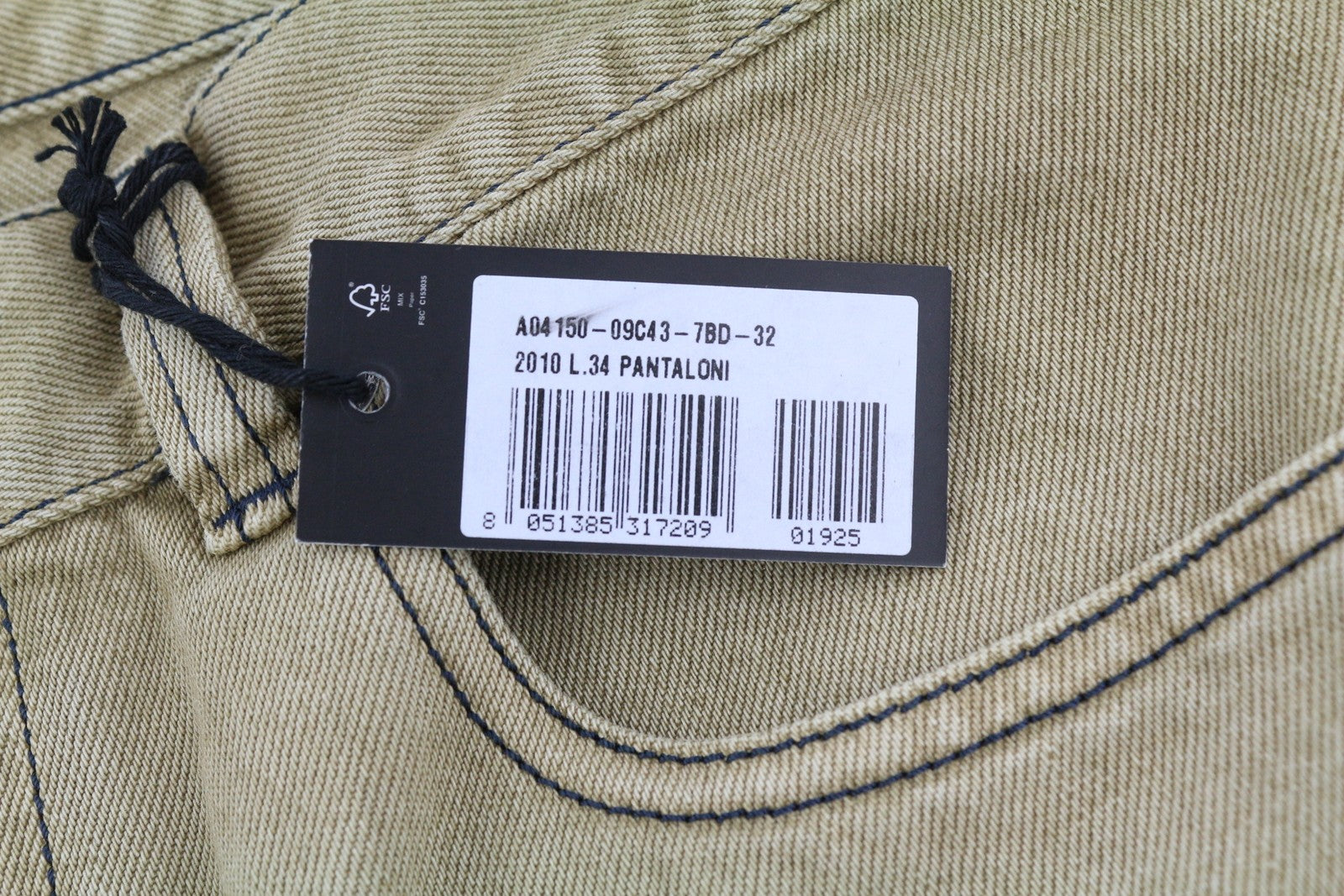 DIESEL D-Macs-Z 09C43 vyriški džinsai W32/L34 įprasto kirpimo su sagomis, lengvas, rekomenduojama kaina – 175 € 