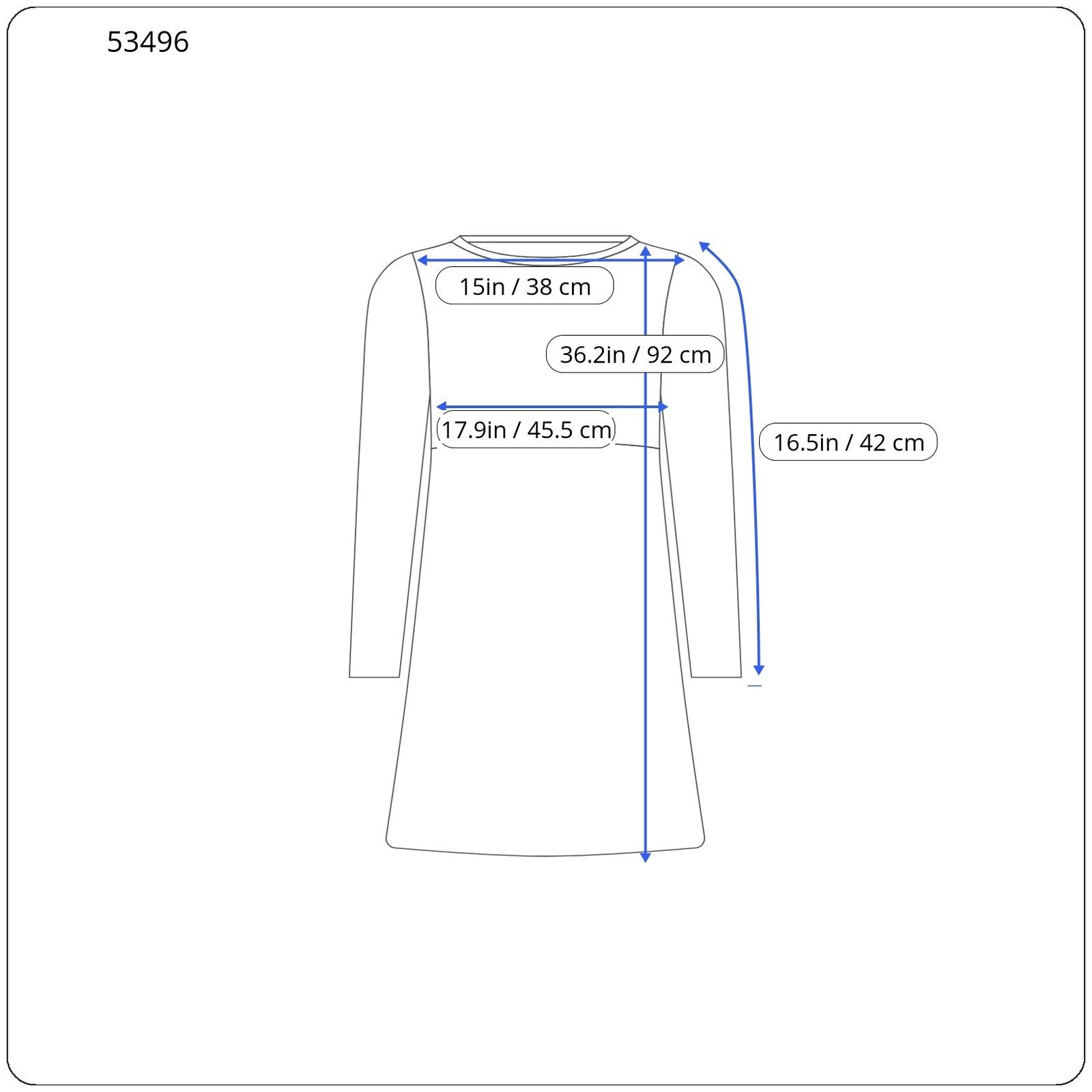 ONLY Elcos Women Dress S Black Pullover Short Stretch 3/4 Sleeved Round Neck