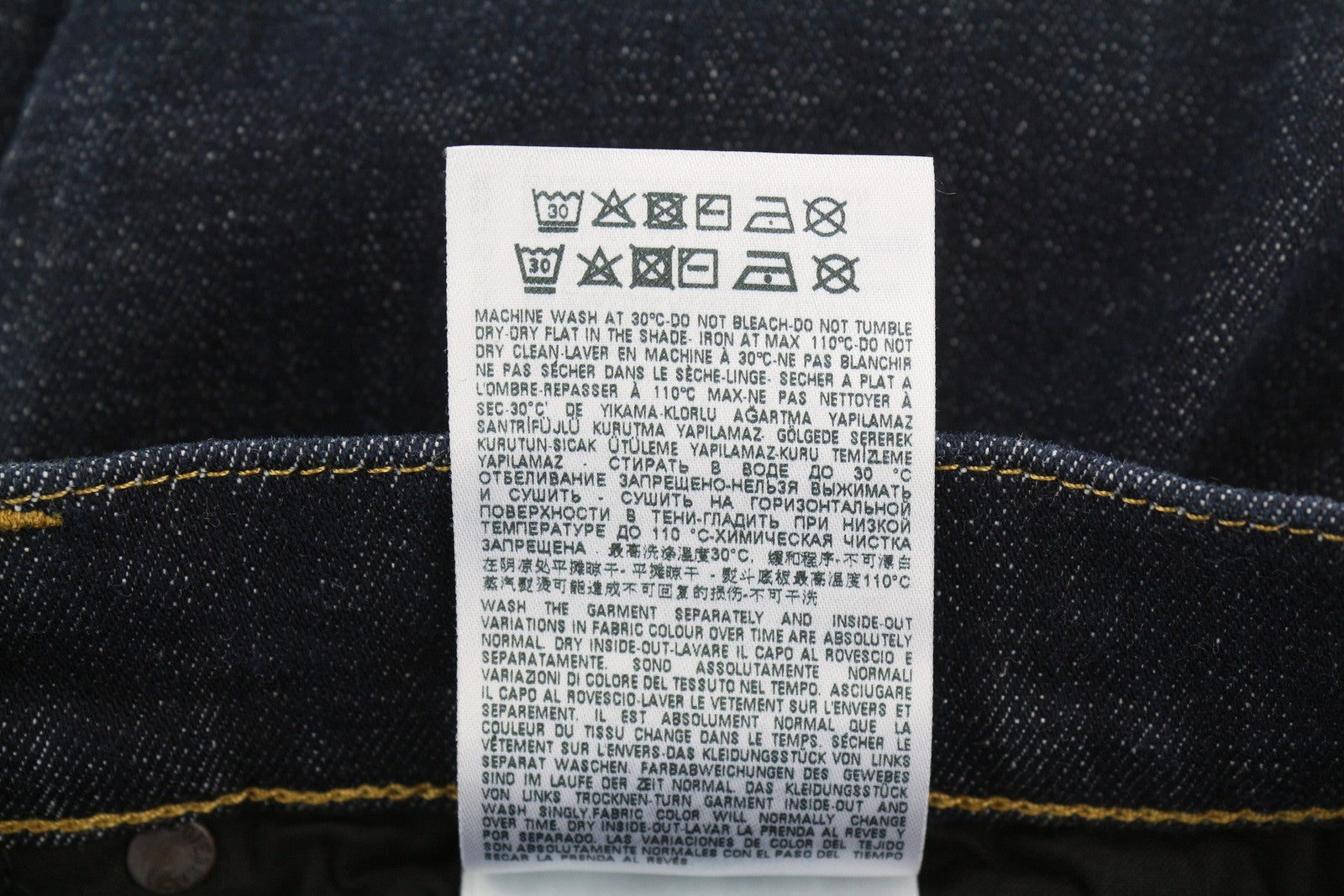 DIESEL D-Amny 009PC vyriški džinsai W30/L30 aptempti, tamprūs, užtrauktukai, tamsiai mėlyni 