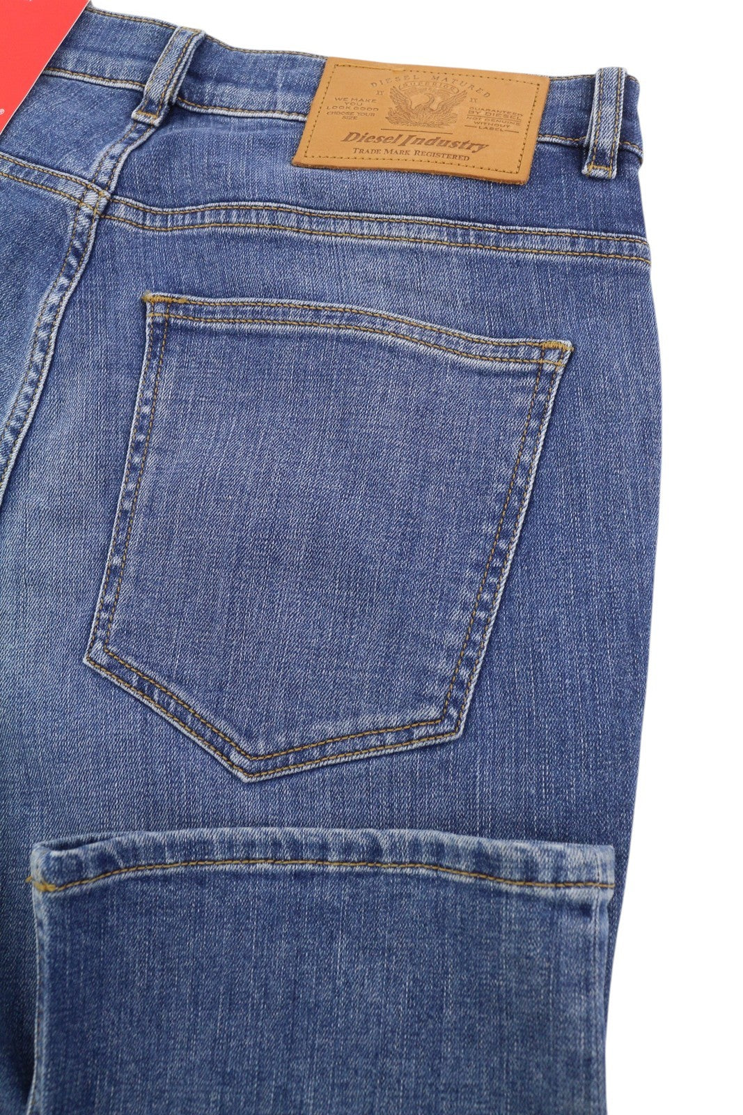 DIESEL 2021-NC 09D47 vyriški džinsai W31/L32 Slim Fit, plataus kirpimo, vidutinio juosmens, skalbti 