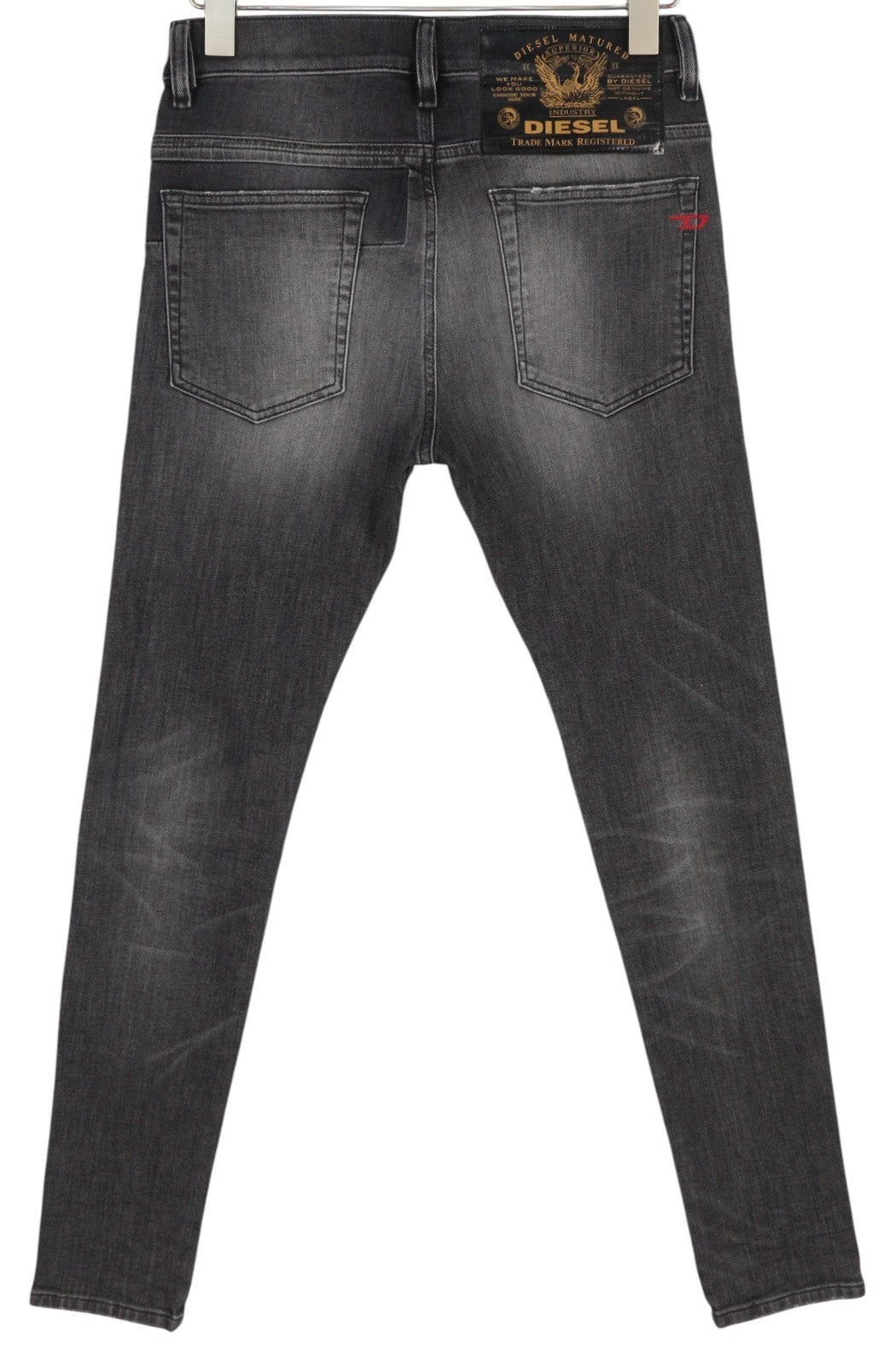 DIESEL D-Reeft Jogg 009SU vyriški džinsai W32/L32 aptempti, tamprūs, skalbti, tamsūs. 