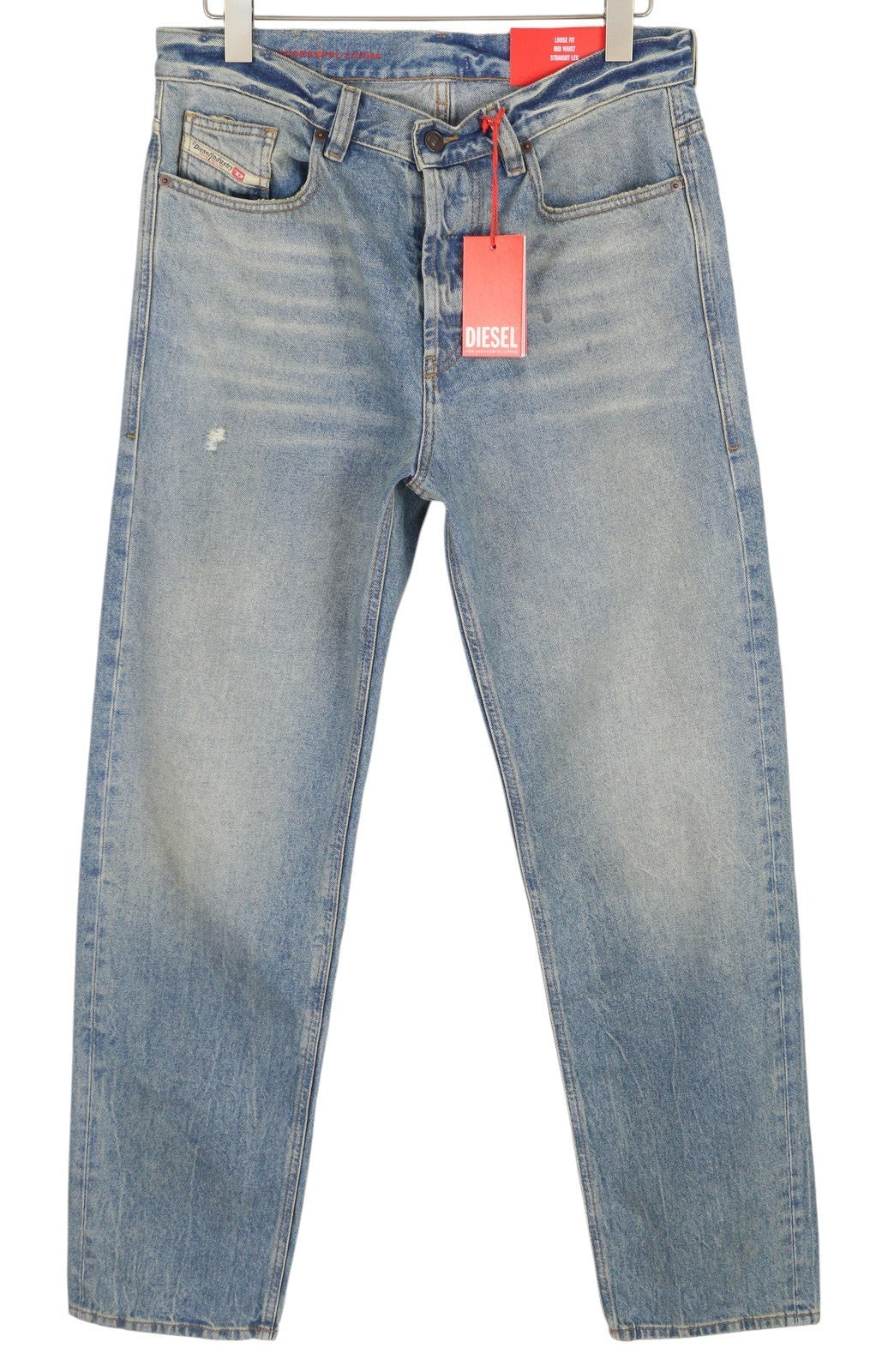 DIESEL 2010 09D79 Men Jeans W30/L34 Loose Fit Straight Leg Mid Waist RRP€250