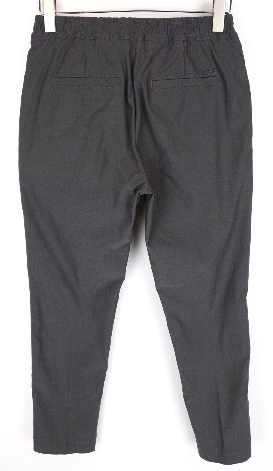 DENHAM Preston Men's Trousers S Dark Grey Tapered Fit Flat-Front Zippered Pants