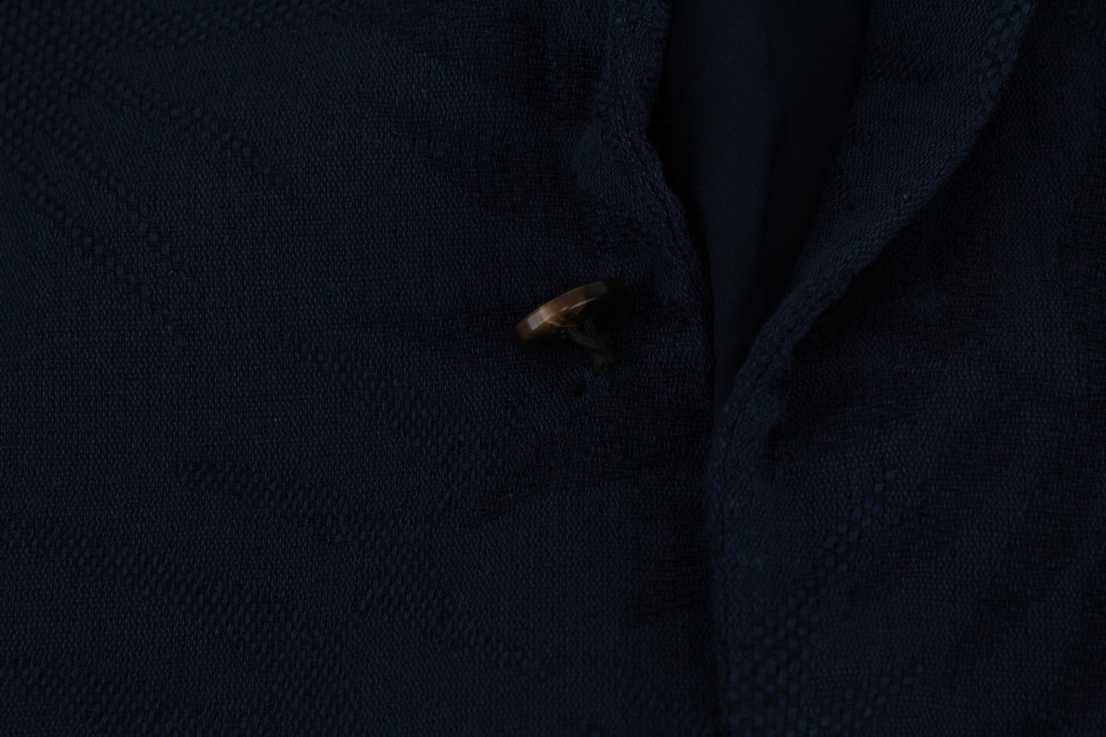 SCOTCH & SODA Men's Blazer L Slim Fit Navy Linen Melange Summer Classic