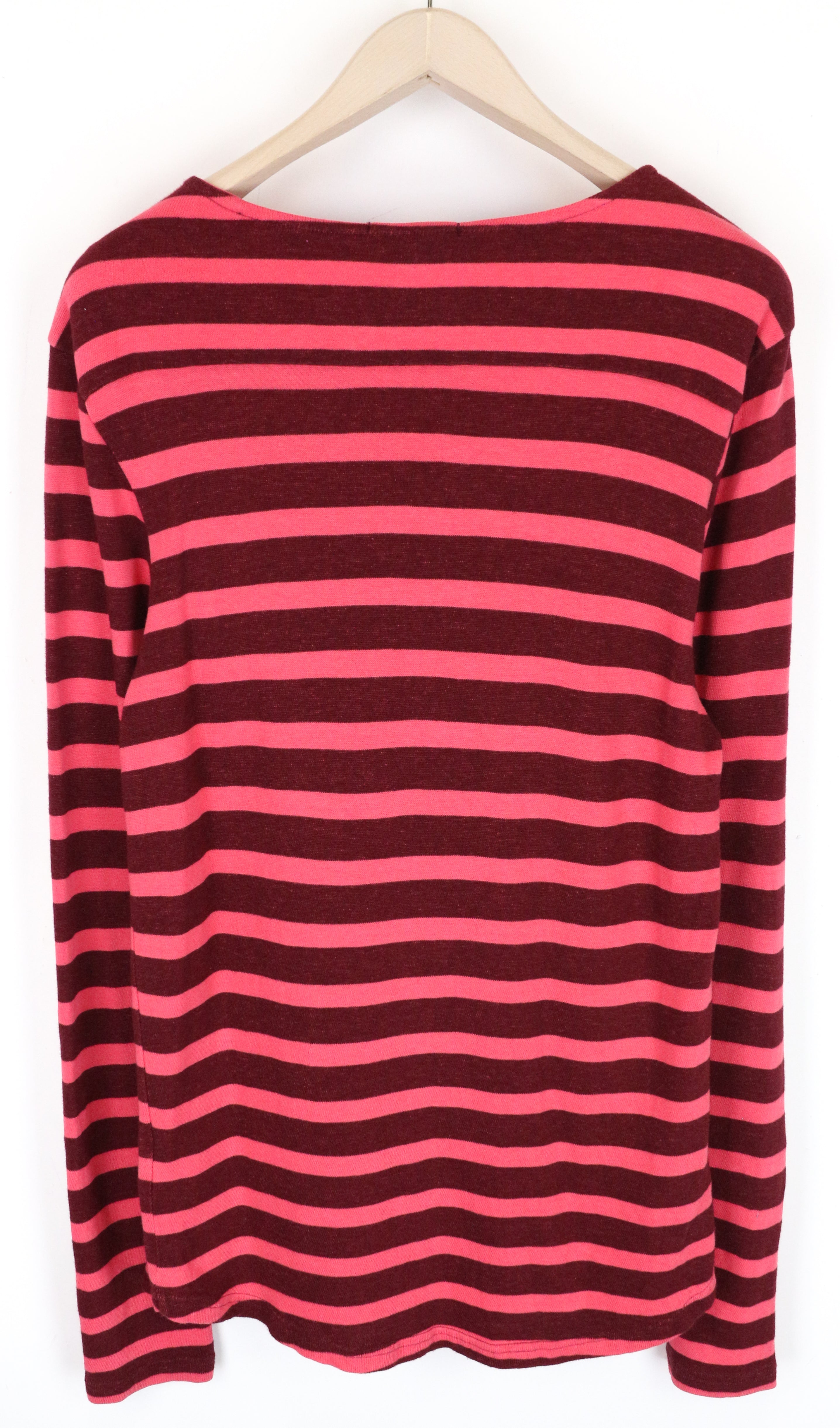 SCOTCH & SODA Ams Couture Men's Pullover Sweatshirt M Pink Cotton Striped