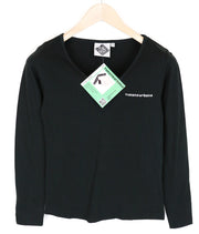 TUCANO URBANO T-Tu Lady Women's V-neck Black Cotton Pullover Tee XS