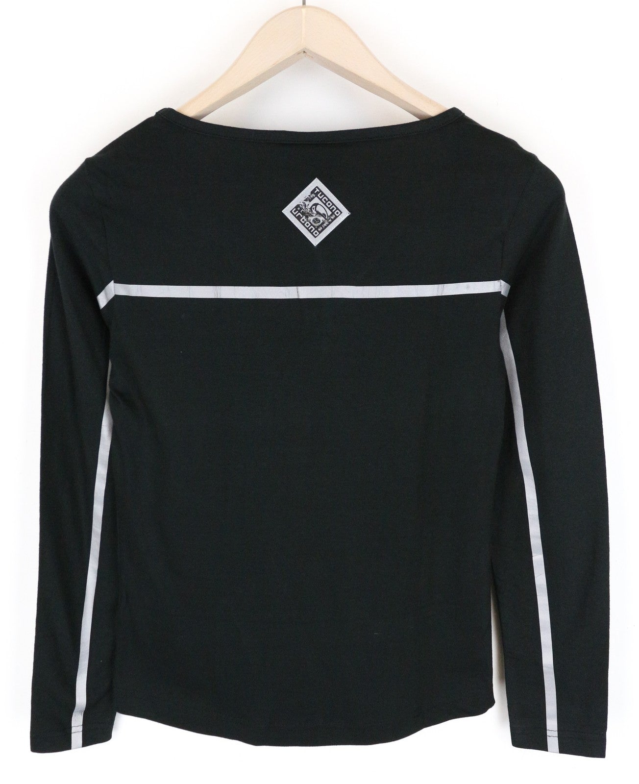 TUCANO URBANO T-Tu Lady Women's V-neck Black Cotton Pullover Tee XS