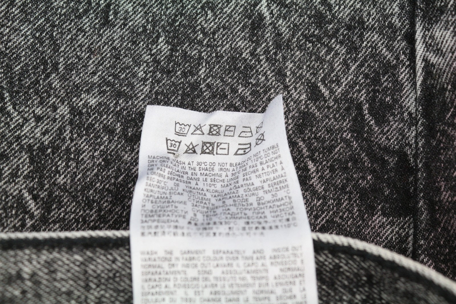 DIESEL D-Maxs-Sp vyriški šortai W29, juodi džinso spalvos, marmurinės išvaizdos, išskalbtos sagos, RRP 150 € 