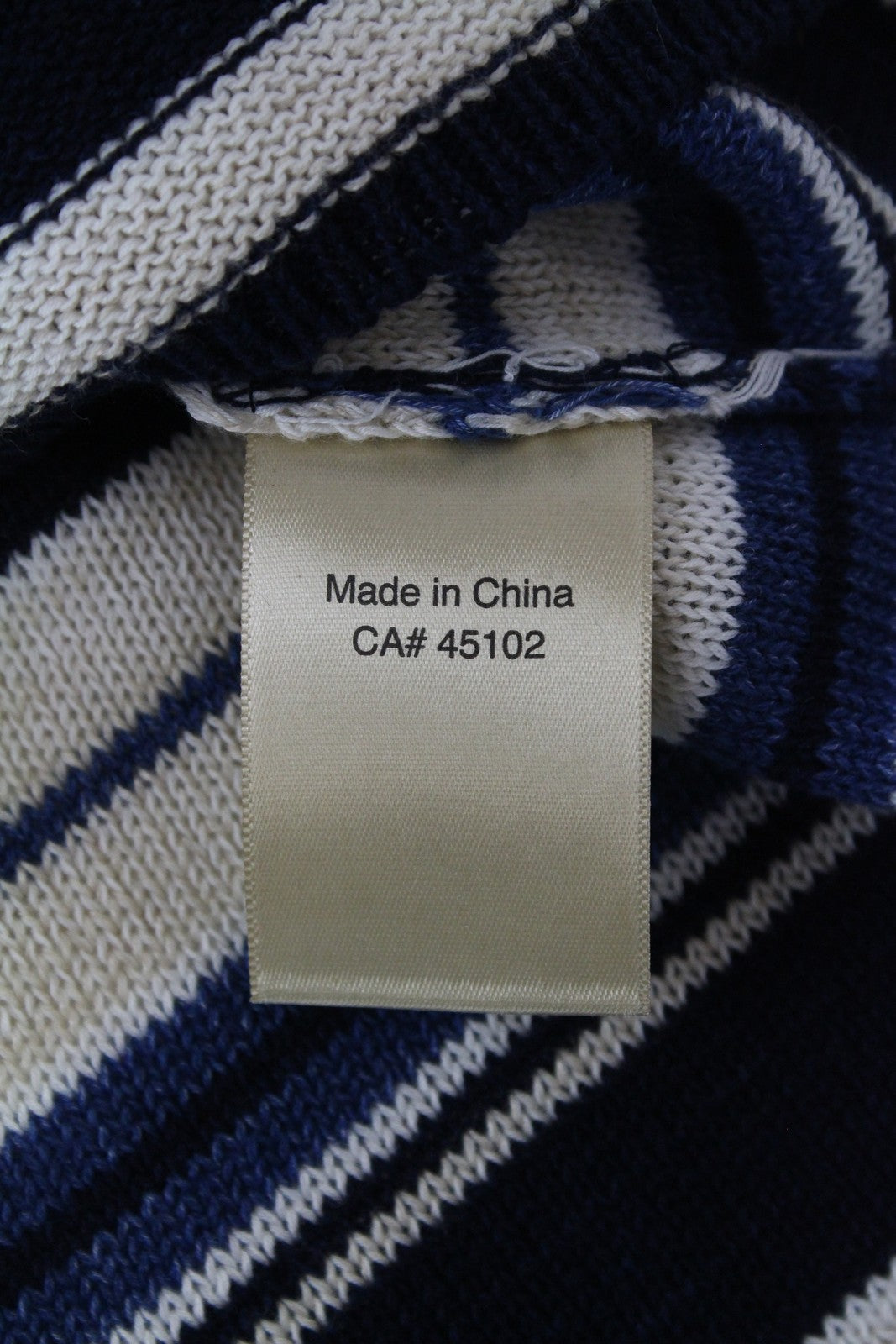 SCOTCH &amp; SODA Ams Couture vyriškas dryžuotas lininio audinio megztinis ~S mėlynas 