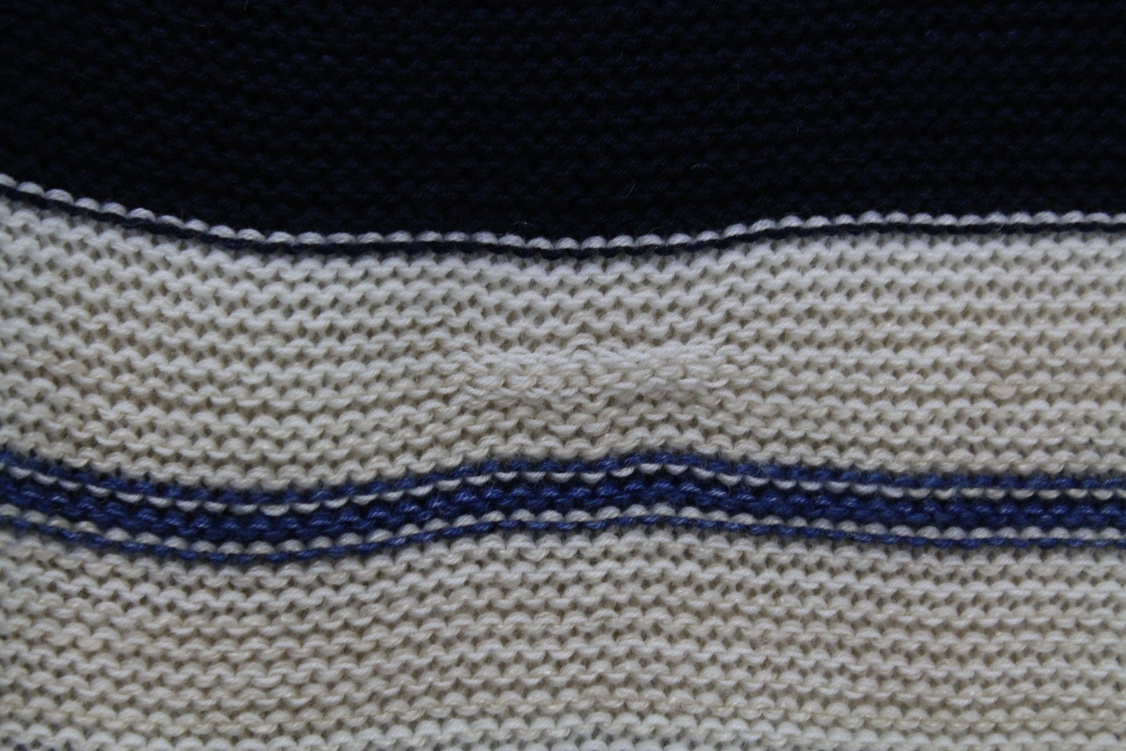 SCOTCH &amp; SODA Ams Couture vyriškas dryžuotas lininio audinio megztinis ~S mėlynas 