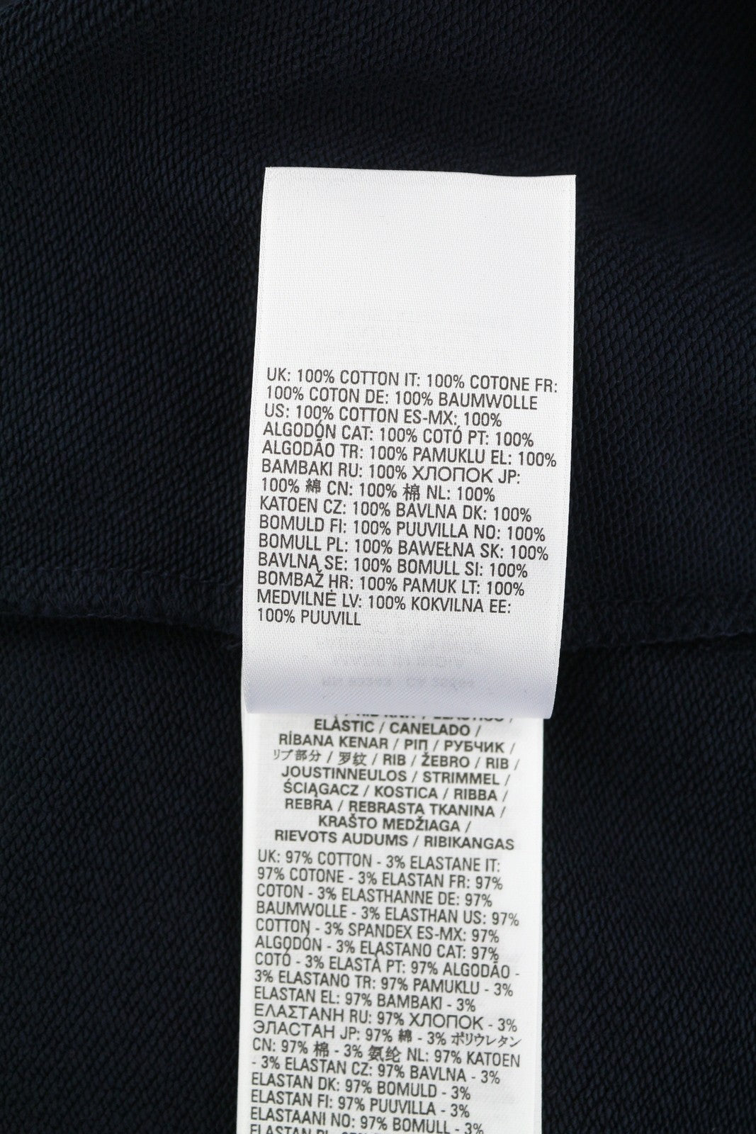 DIESEL S-Ginn-L3 Vyriški megztiniai 2XL tamsiai mėlyni megztiniai su kaklu, RRP 150 