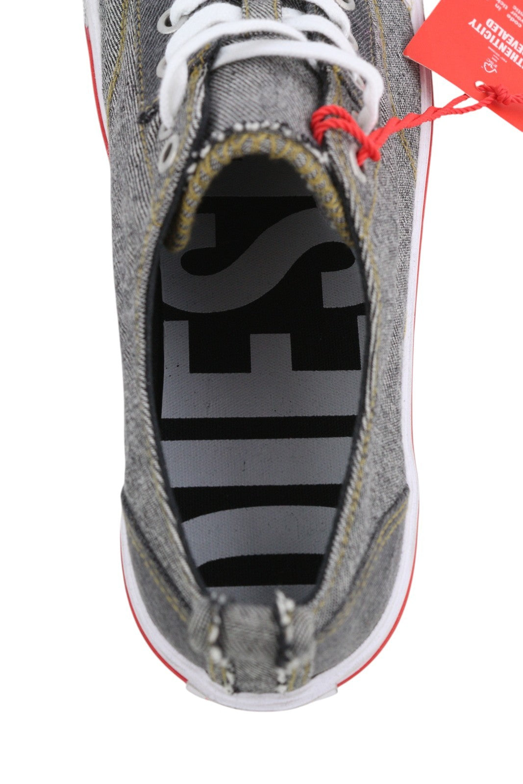 DIESEL S-Athos žemakulniai vyriški sportbačiai, EU45, tamsiai rudi, žemakulniai, su raišteliais, migdolų nosele, RRP 175 € 