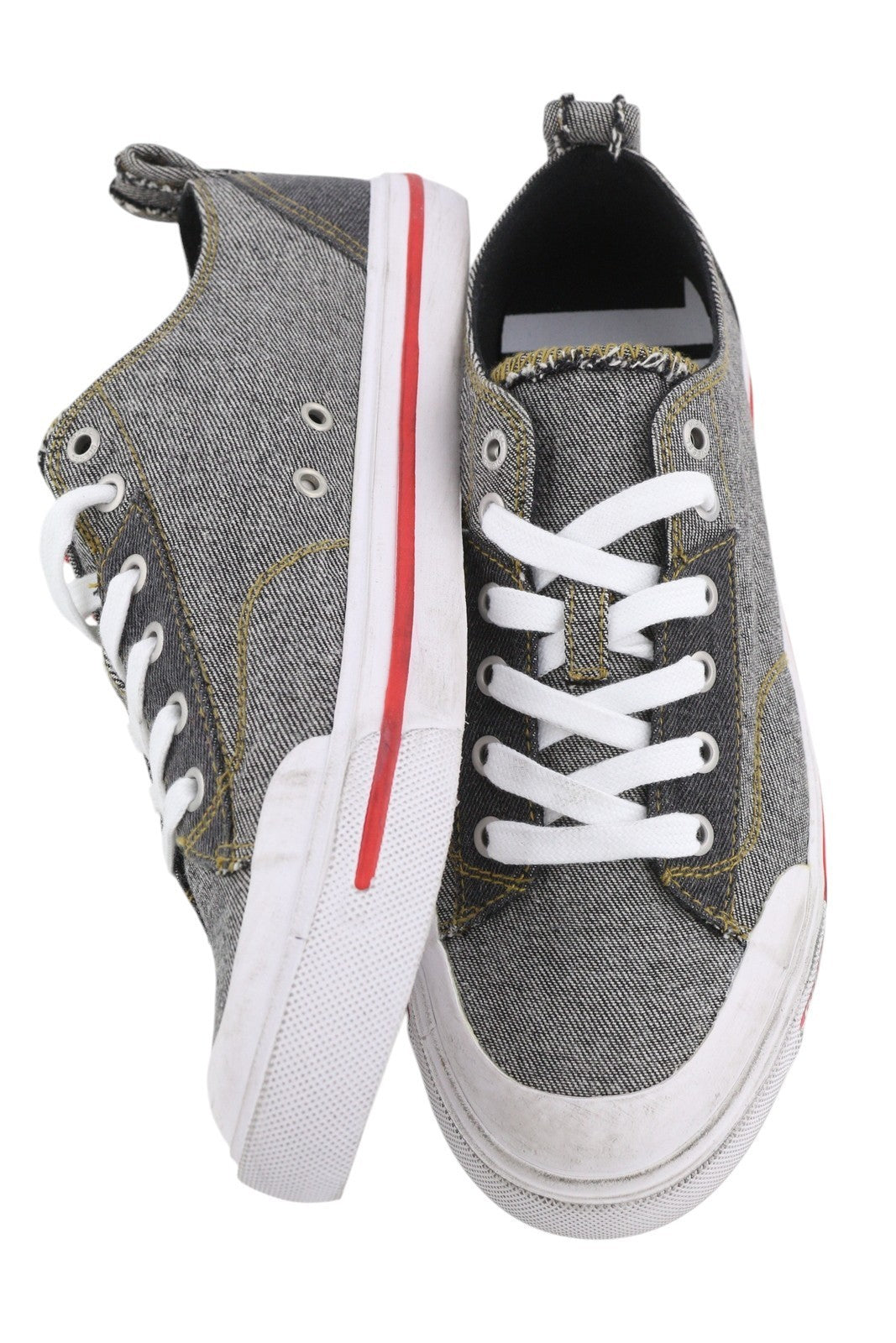 DIESEL S-Athos žemakulniai vyriški sportbačiai, EU45, tamsiai rudi, žemakulniai, su raišteliais, migdolų nosele, RRP 175 € 