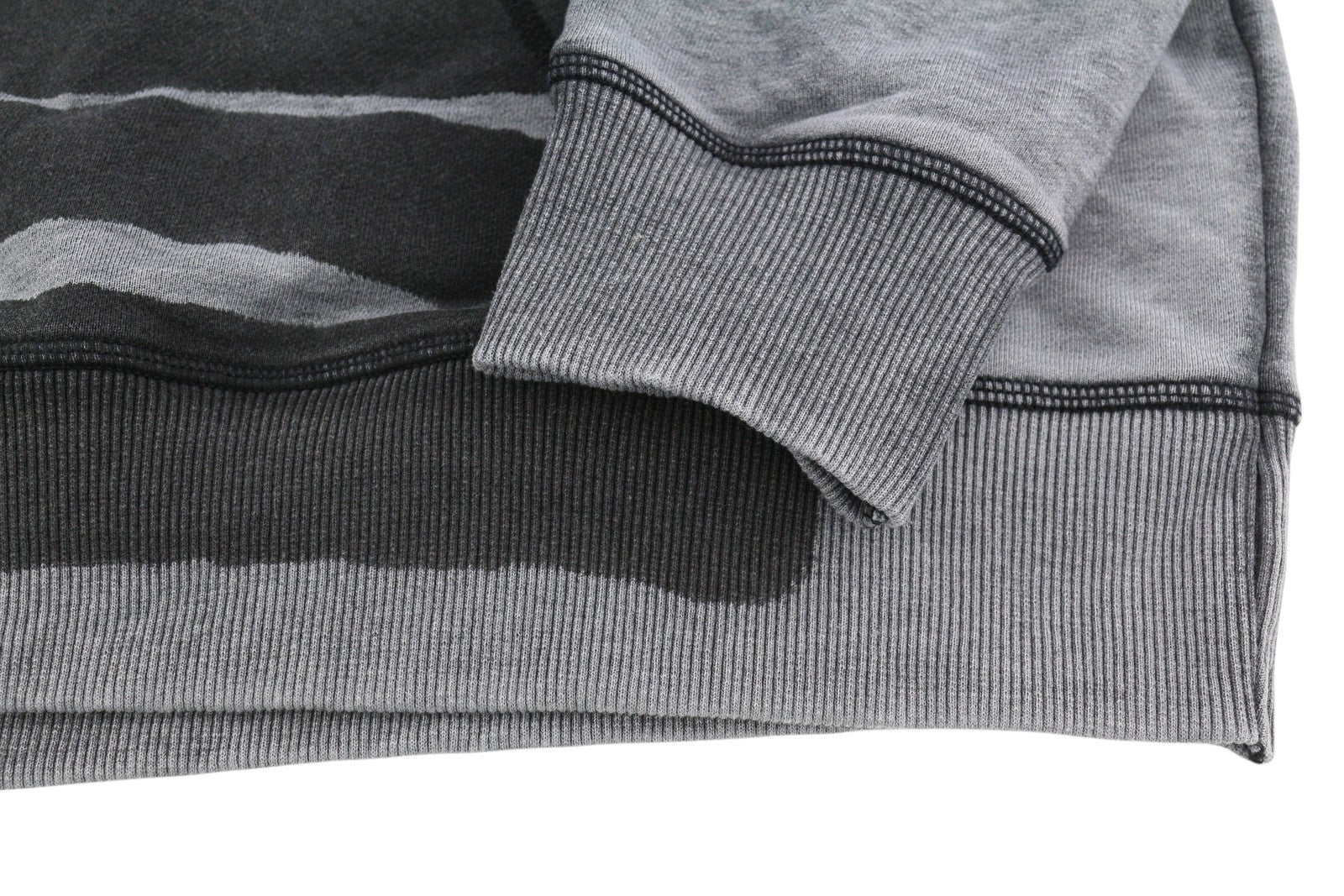 DIESEL S-Ginn-Hood-L1 vyriškas džemperis su gobtuvu, 2XL, pilkas, skalbtas, kengūros spalvos, rekomenduojama kaina – 250 € 