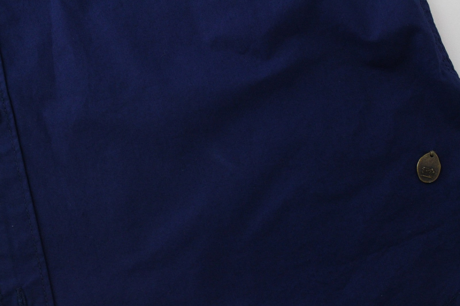 SCOTCH & SODA Ams Couture Men's S Blue Cotton Slim Short Sleeve Button Up Shirt