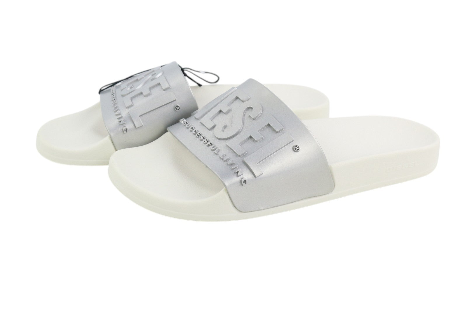 DIESEL Sa-Mayemi moteriškos basutės, 37 dydžio, paplūdimio šlepetės atviromis nosimis, šlepetės priekyje su logotipu.