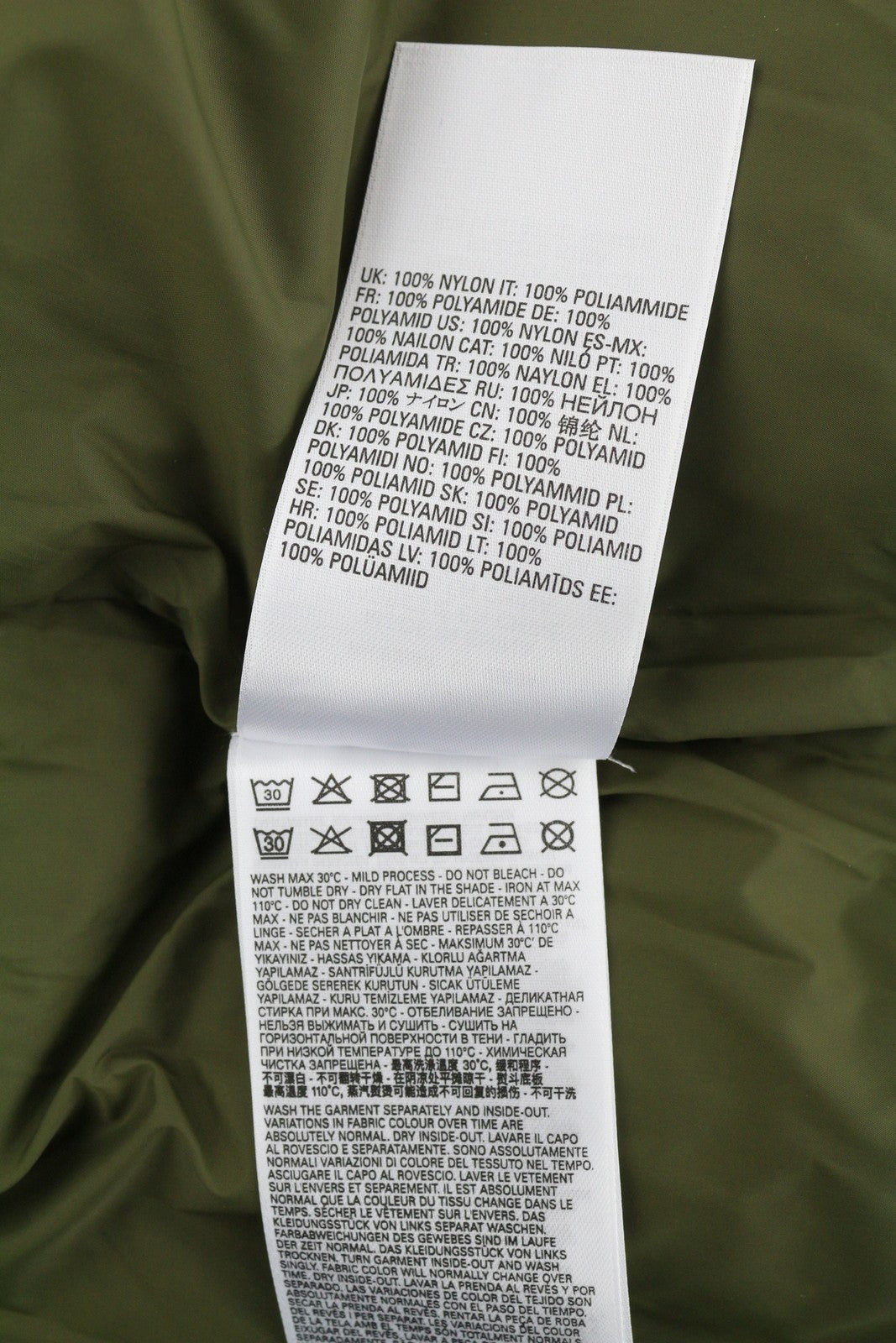 DIESEL W-Rolfys-SL-FD vyriška liemenė, 50 l, chaki spalvos, su nuimamu gobtuvu, pašiltinta, RRP 275 € 