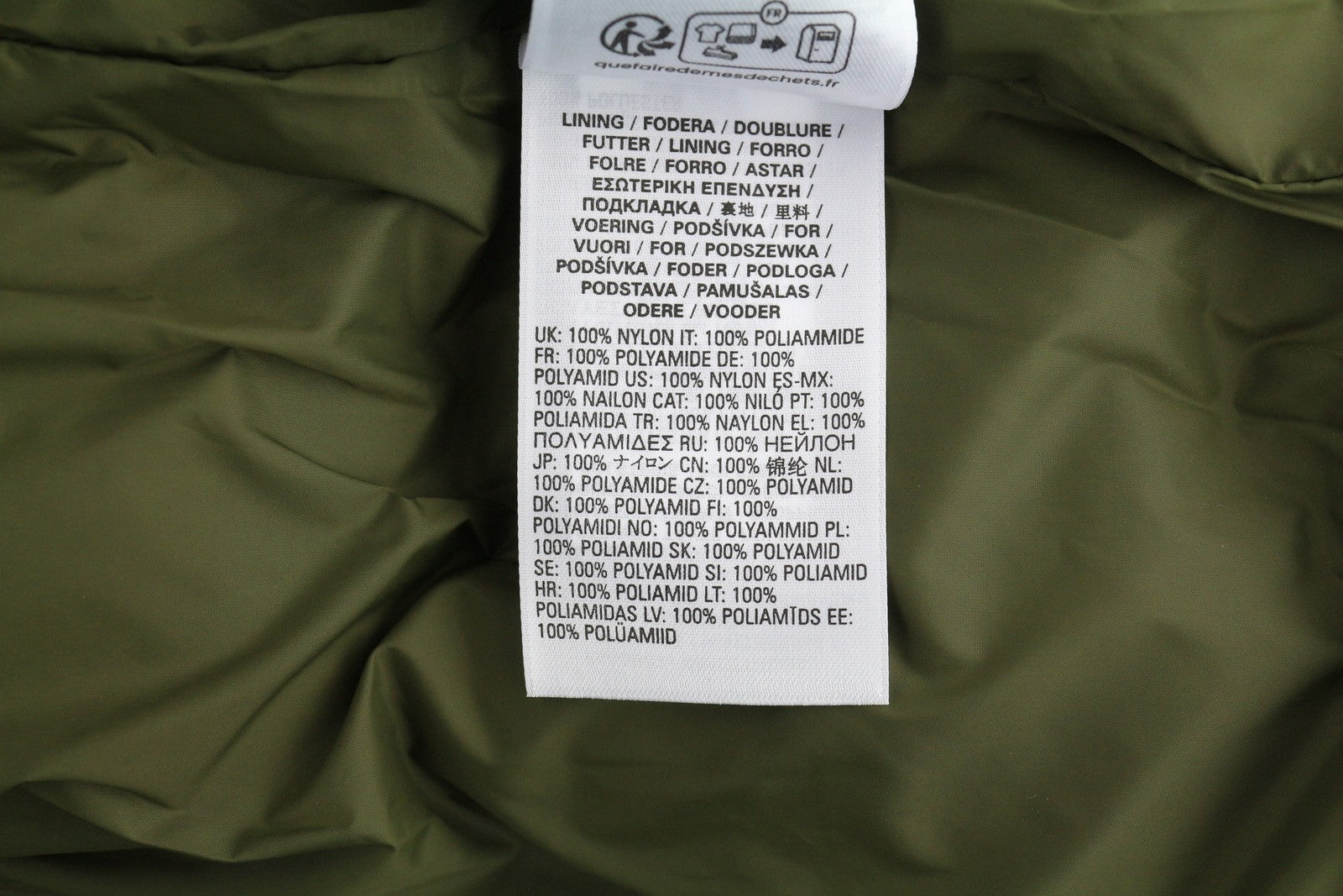 DIESEL W-Rolfys-SL-FD vyriška liemenė, 50 l, chaki spalvos, su nuimamu gobtuvu, pašiltinta, RRP 275 € 