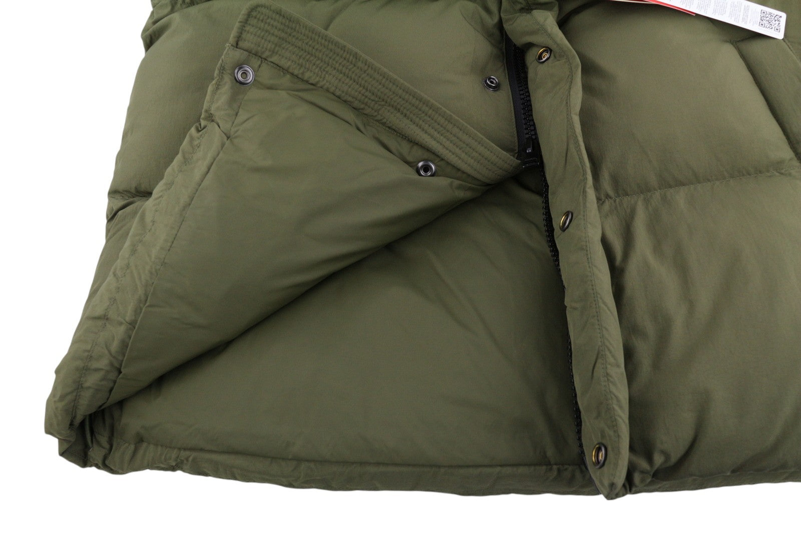 DIESEL W-Rolfys-SL-FD vyriška liemenė, 50 l, chaki spalvos, su nuimamu gobtuvu, pašiltinta, RRP 275 € 