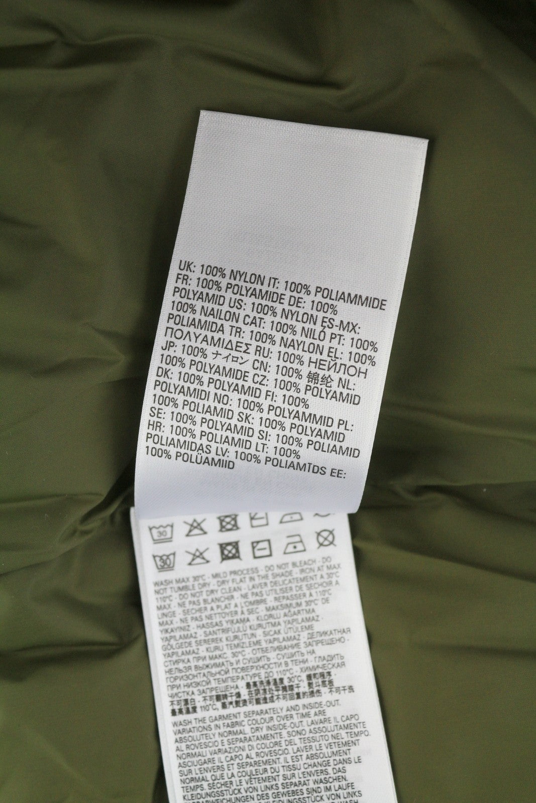 DIESEL W-Rolfys-SL-FD vyriška liemenė, 48 m, chaki spalvos, su nuimamu gobtuvu, pašiltinta, RRP 275 € 