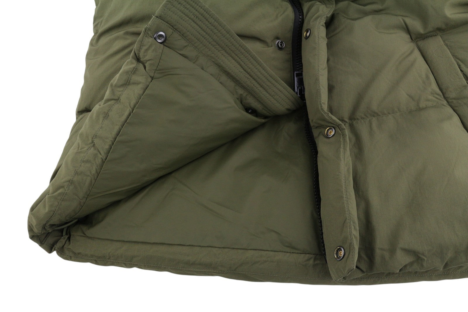 DIESEL W-Rolfys-SL-FD vyriška liemenė, 48 m, chaki spalvos, su nuimamu gobtuvu, pašiltinta, RRP 275 € 