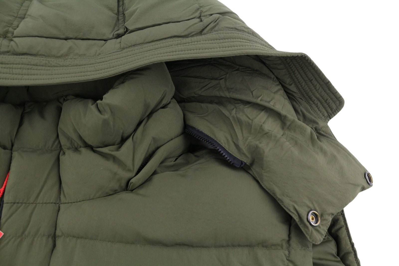 DIESEL W-Rolfys-SL-FD vyriška liemenė, 48 m, chaki spalvos, su nuimamu gobtuvu, pašiltinta, RRP 275 € 